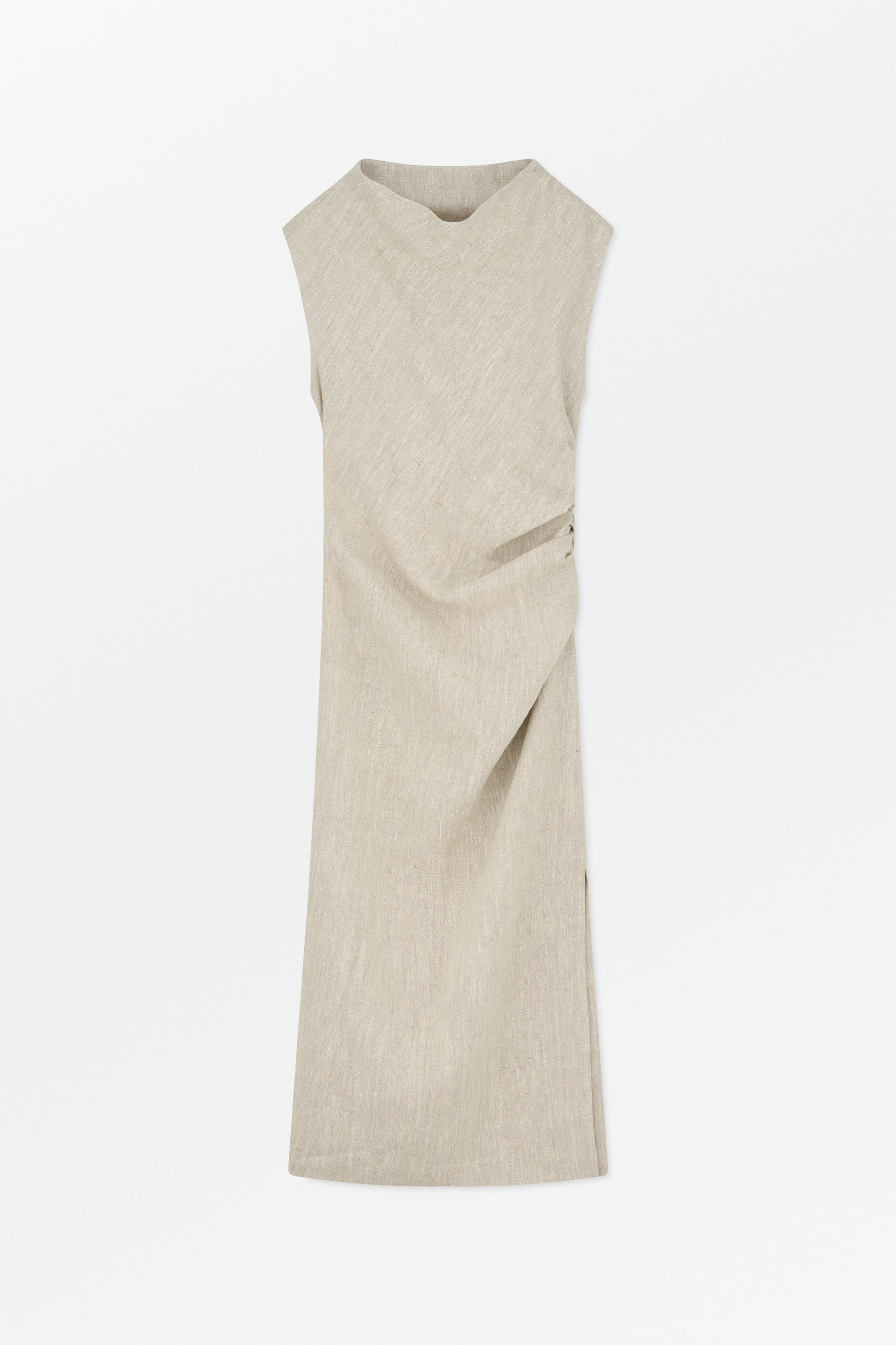 sahara linen dress Sahara Linen A Line Dress l Neutral Ground S