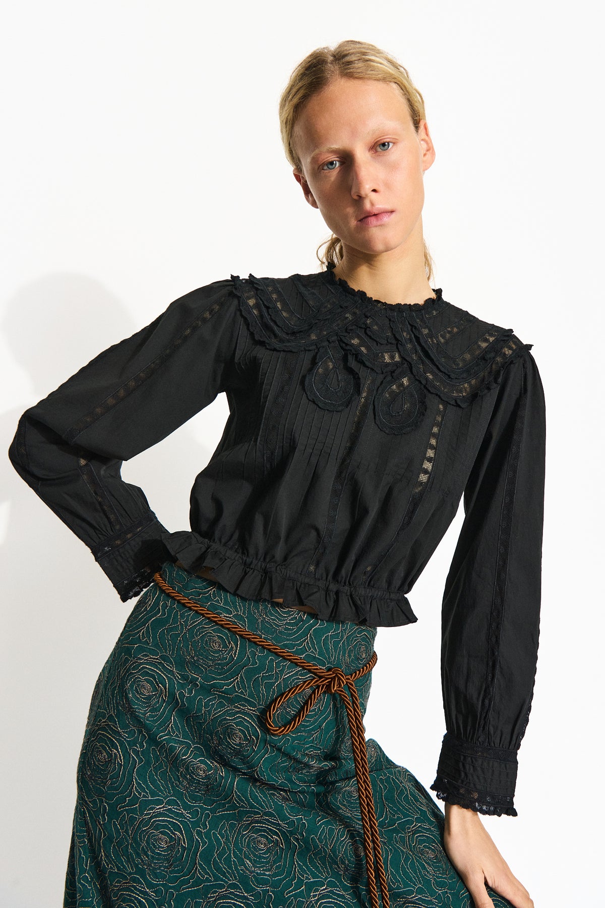 Skall Studio Adele blouse Blouse Black