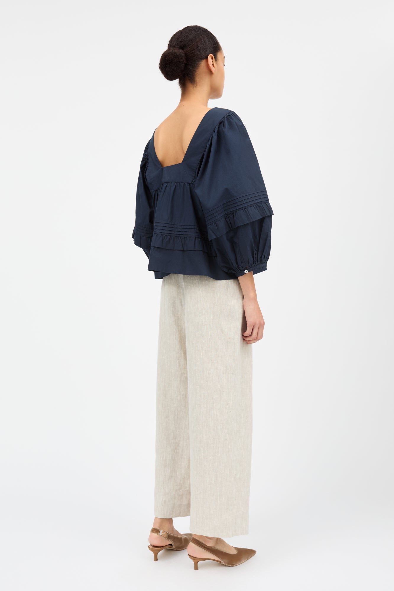 Skall Studio Alice blouse Blouse Dark navy