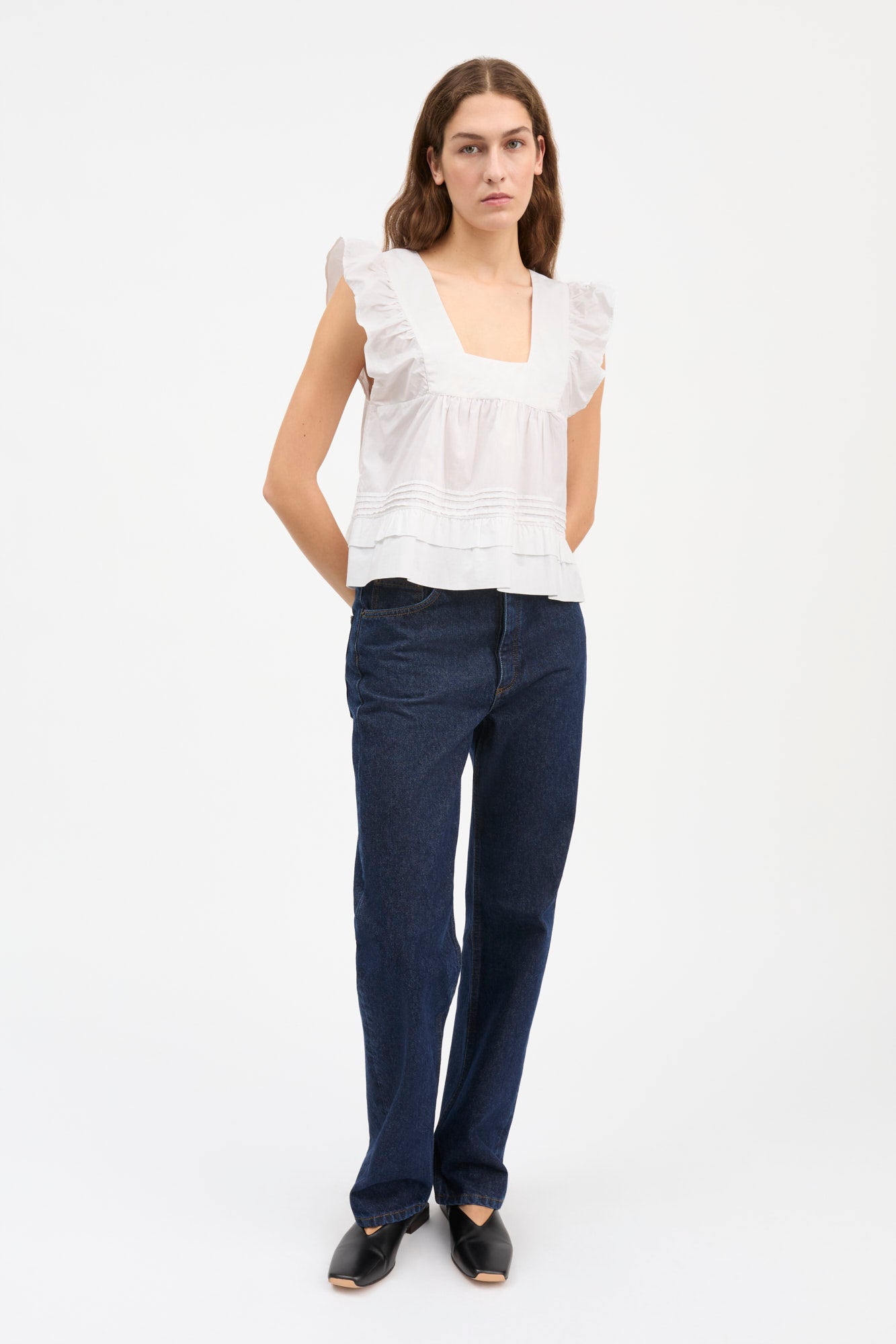 Skall Studio Alice top Top Optic white