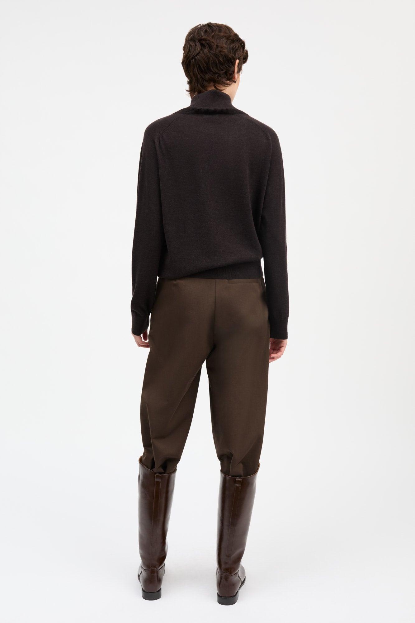 Skall Studio Amara t-neck jumper Turtleneck Dark brown