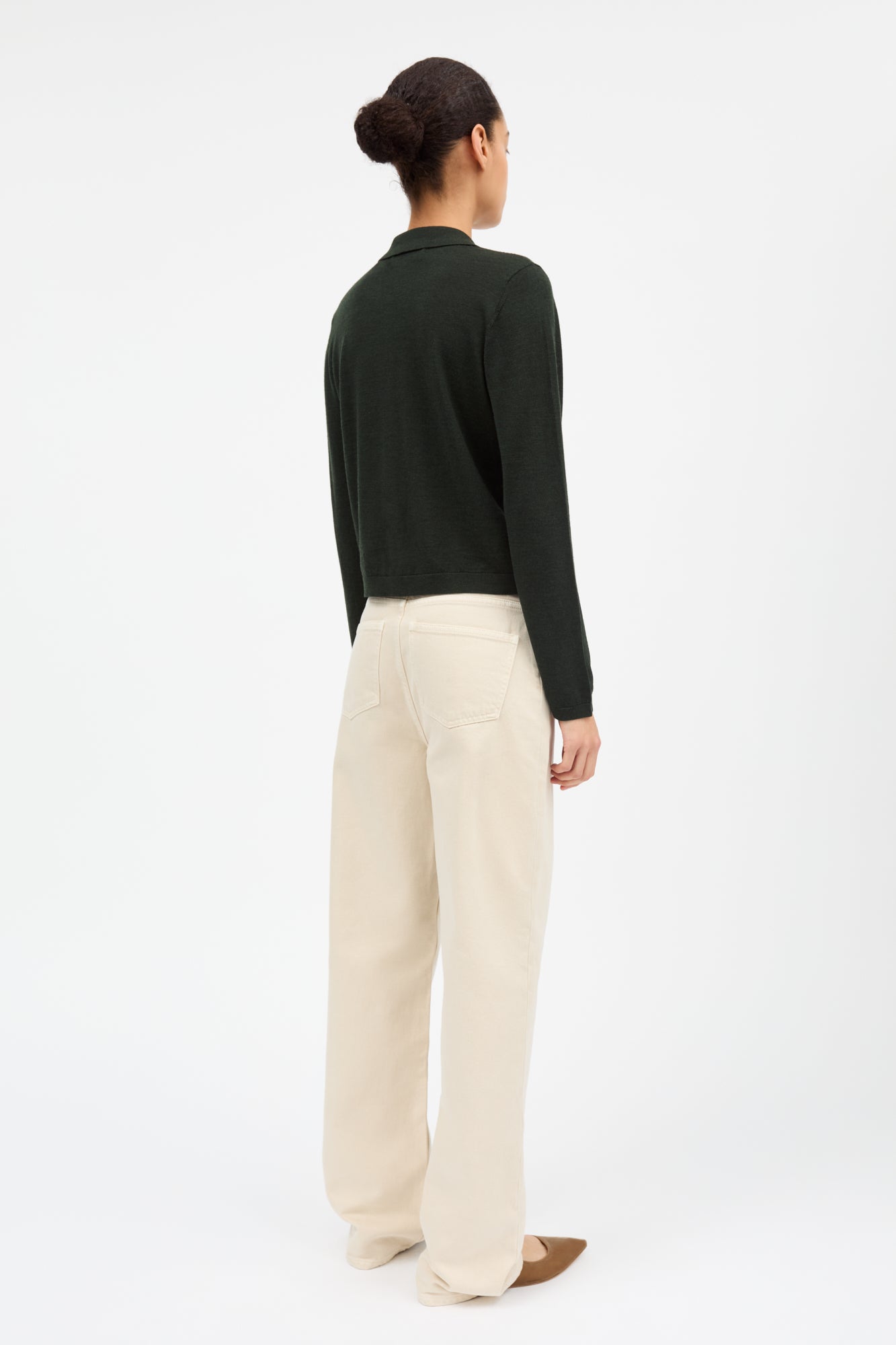 Skall Studio Amethyst cardigan Cardigan Dark pine