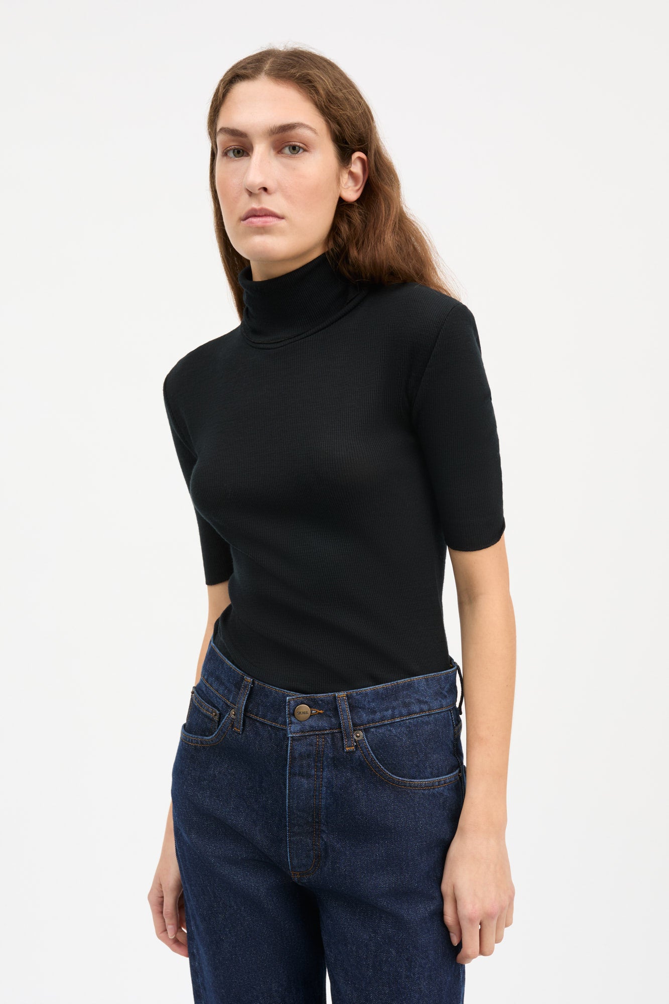 Skall Studio Amy t-neck tee Tee Black