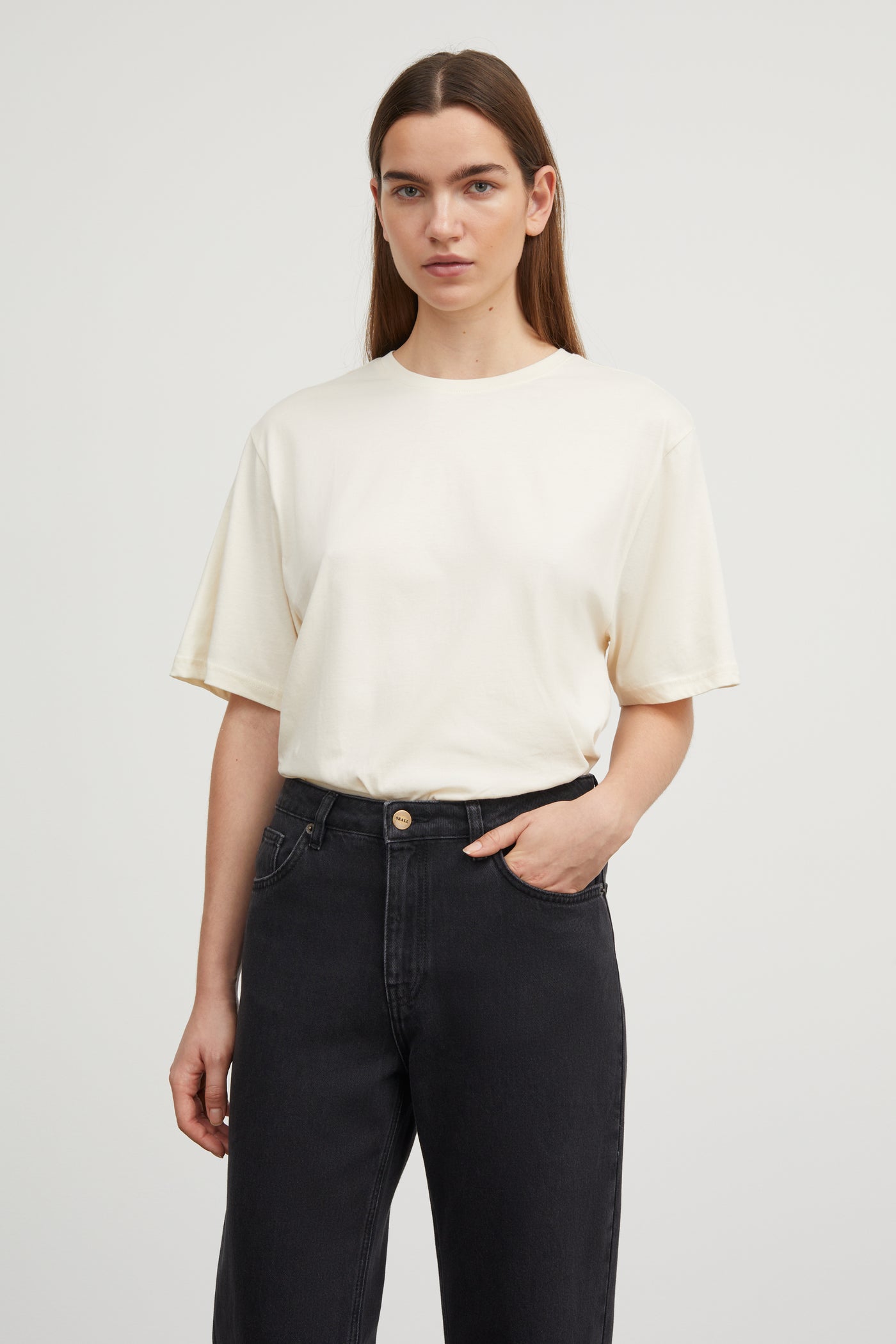 Skall Studio Andy oversize tee T-shirt Light Cream