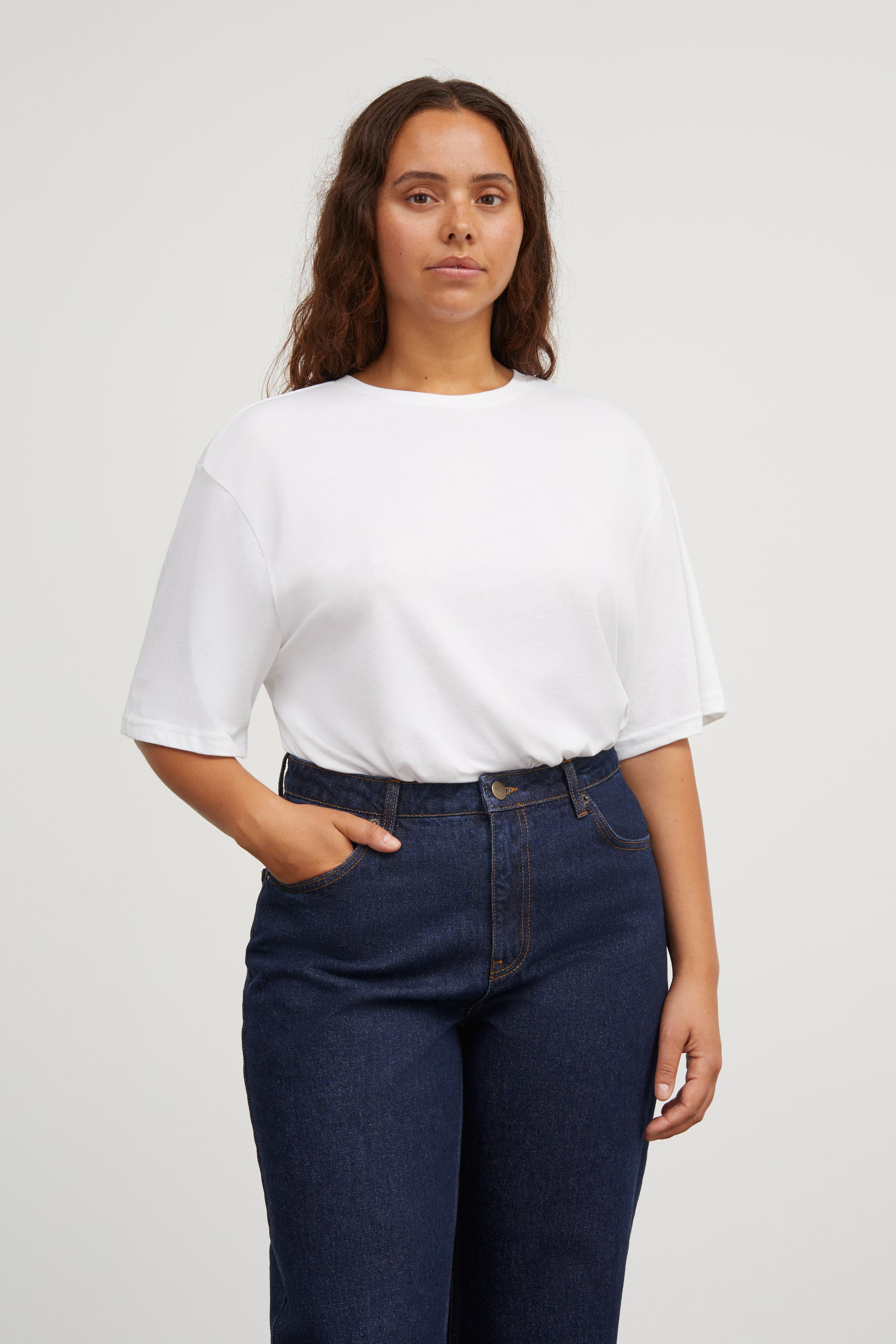 Skall Studio Andy oversize tee T-shirt Optic white