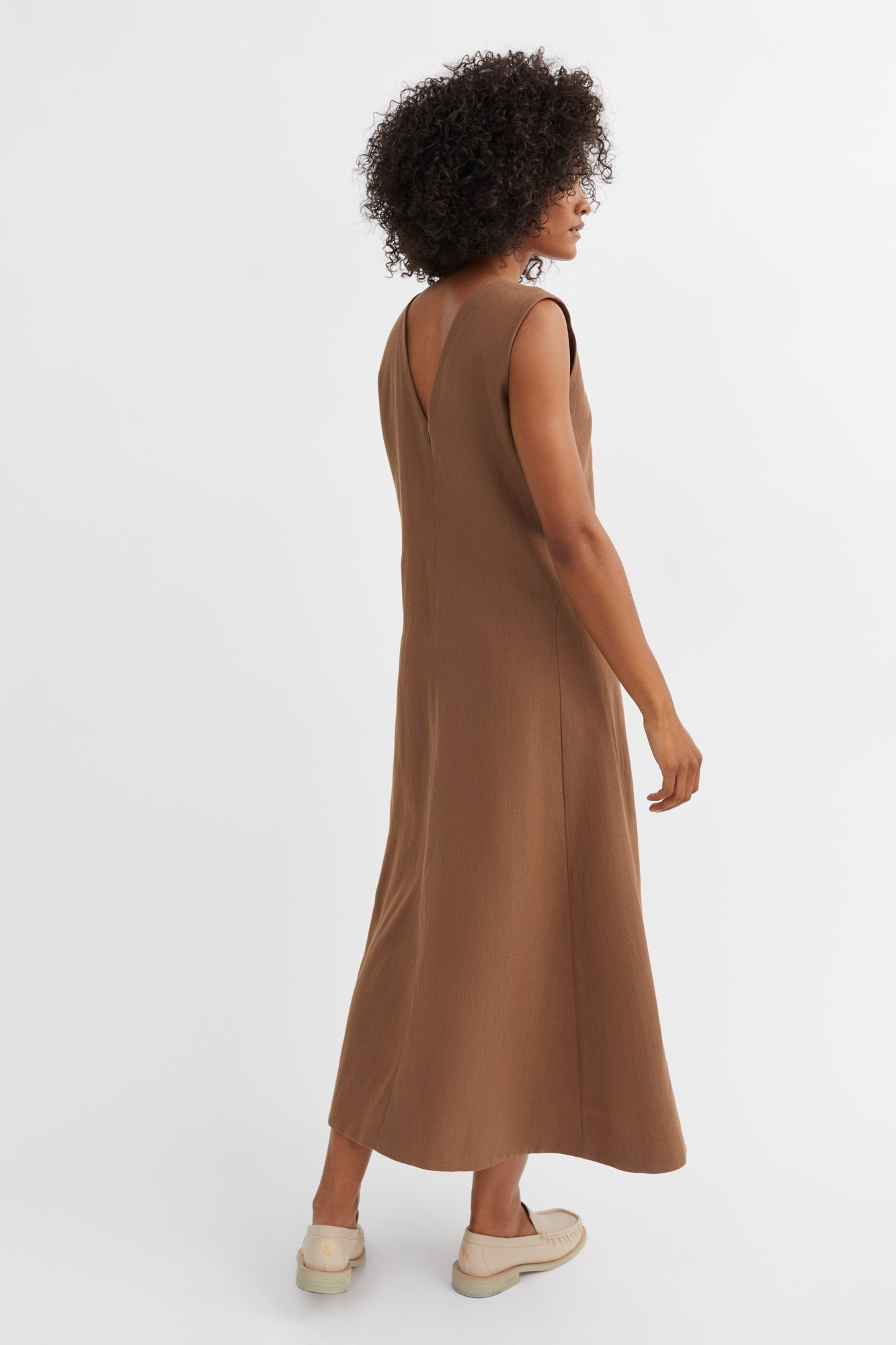 Skall Studio Antonia dress Dress Warm brown