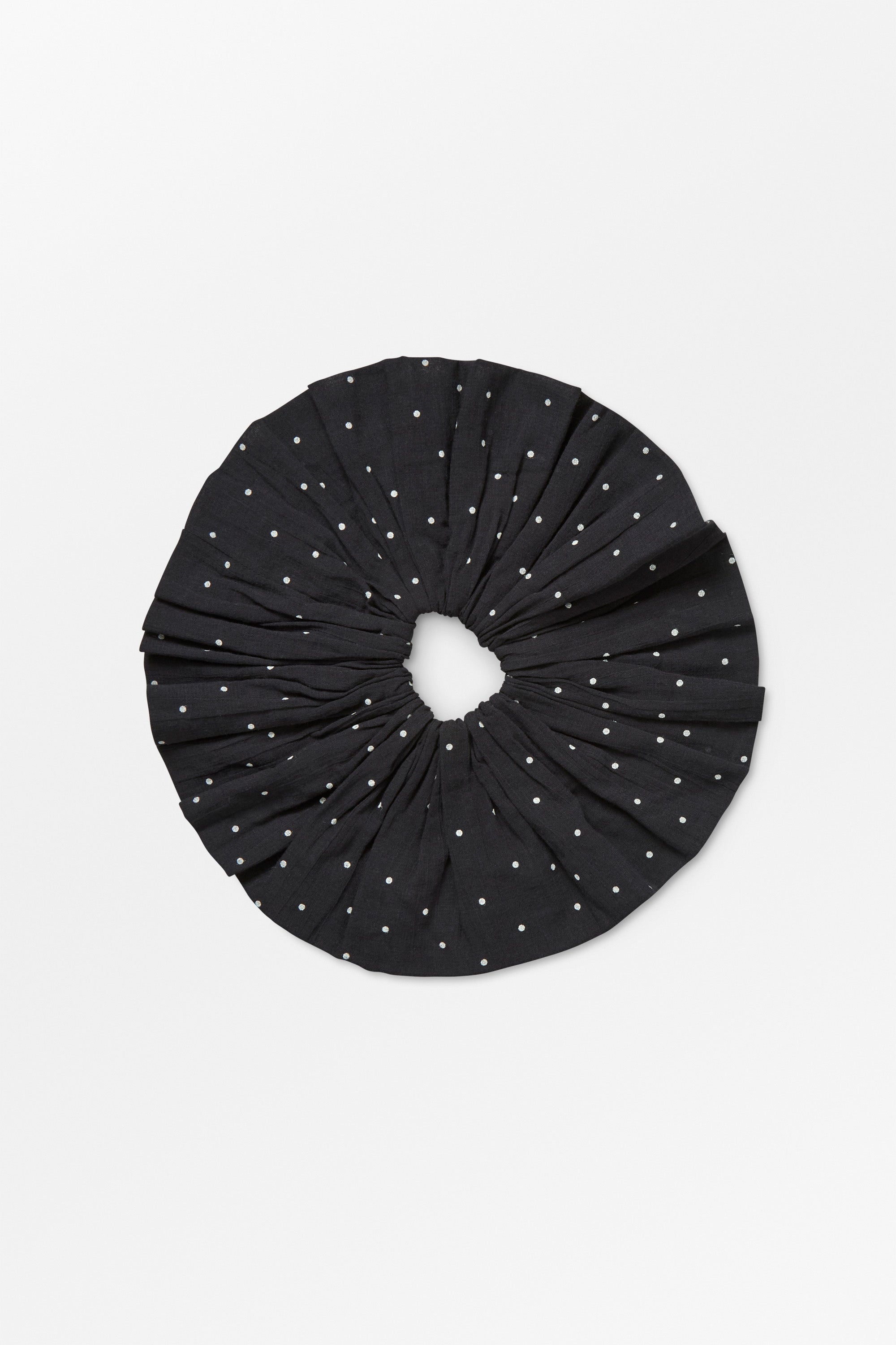 Skall Studio Big scrunchie Acc Black/White dot