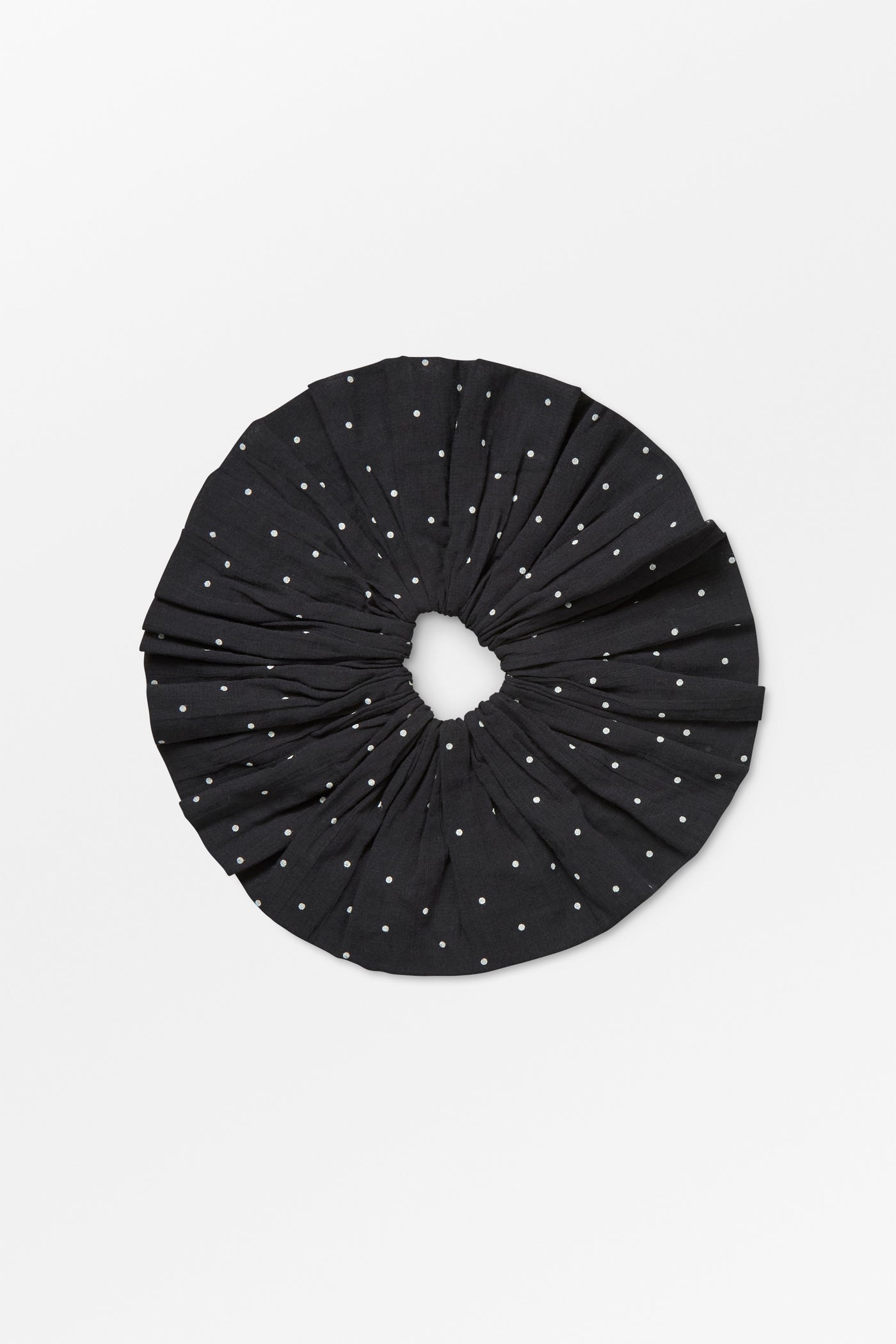 Skall Studio Big scrunchie Acc Black/White dot
