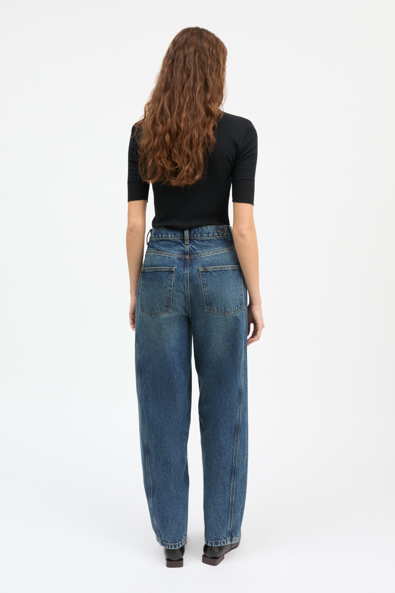 Skall Studio Bille barrel jeans Jeans Washed dark blue