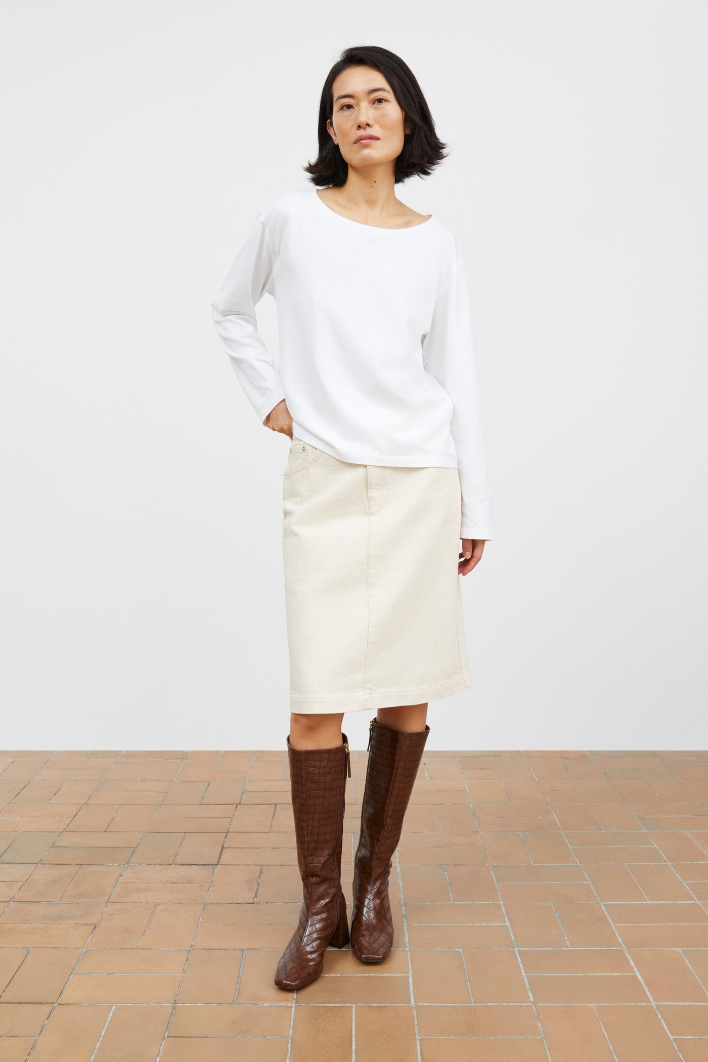 Skall Studio Cali skirt Jeans Ecru