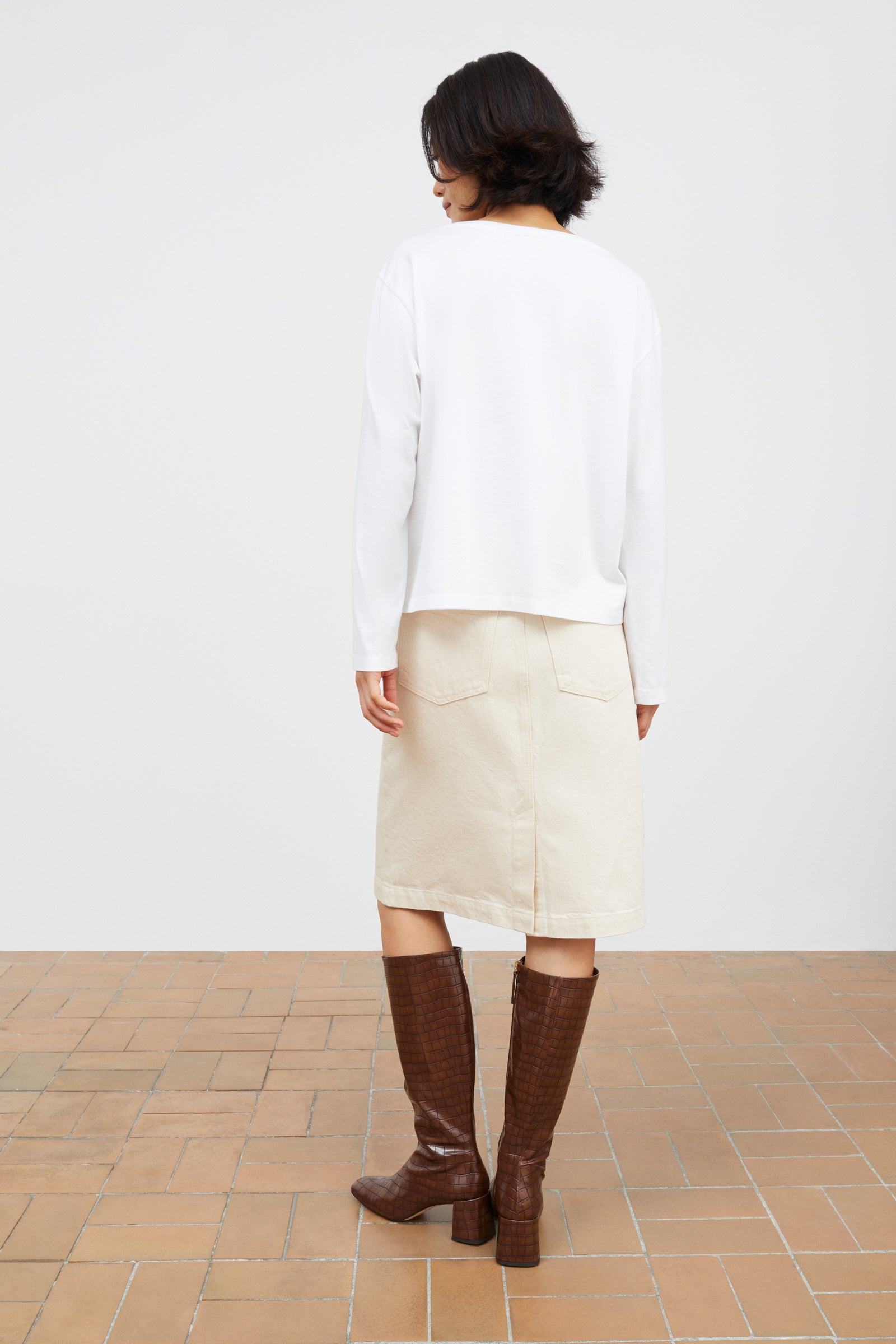 Skall Studio Cali skirt Jeans Ecru