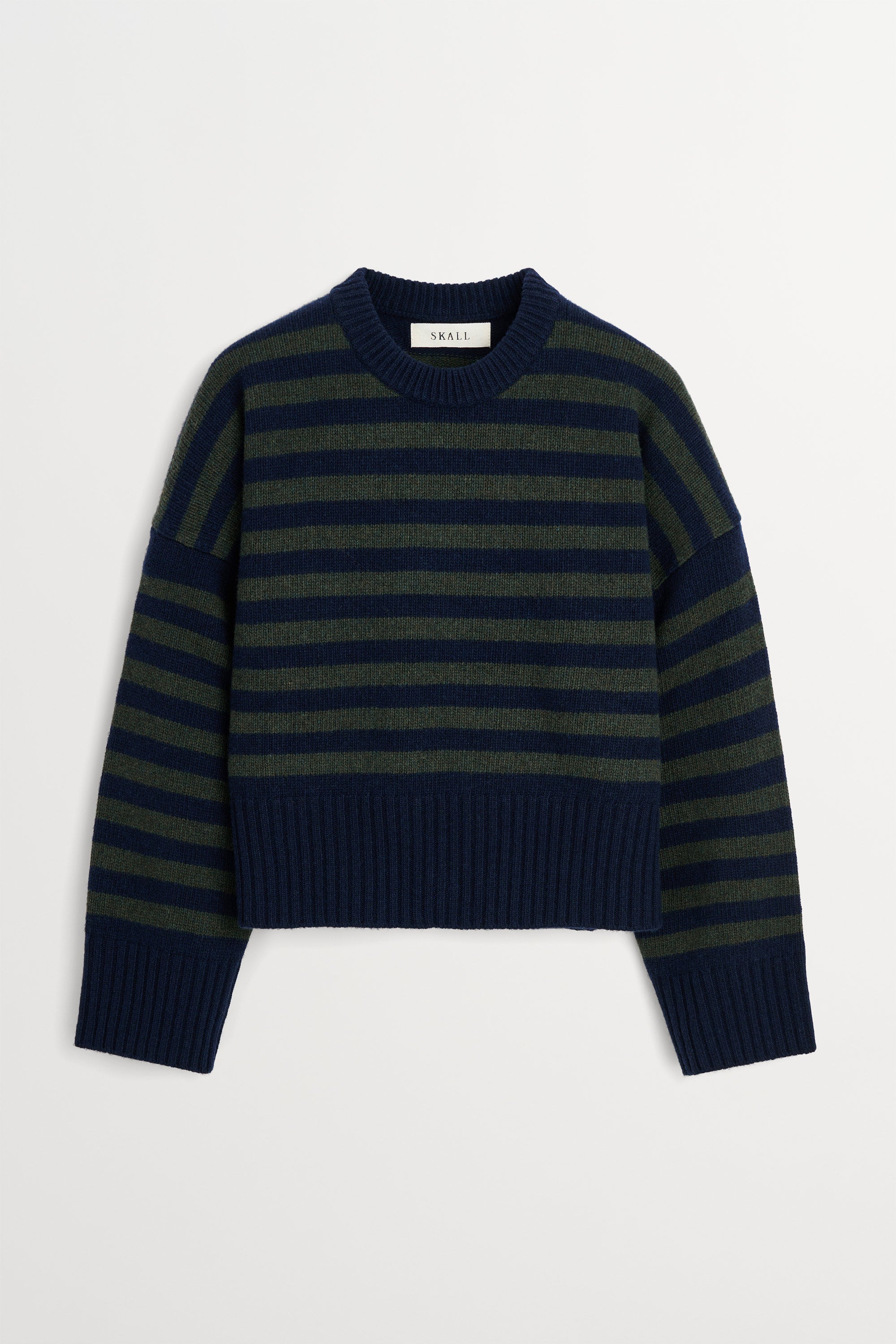 Skall Studio Campa Jumper Jumper Navy/Dark green stripe