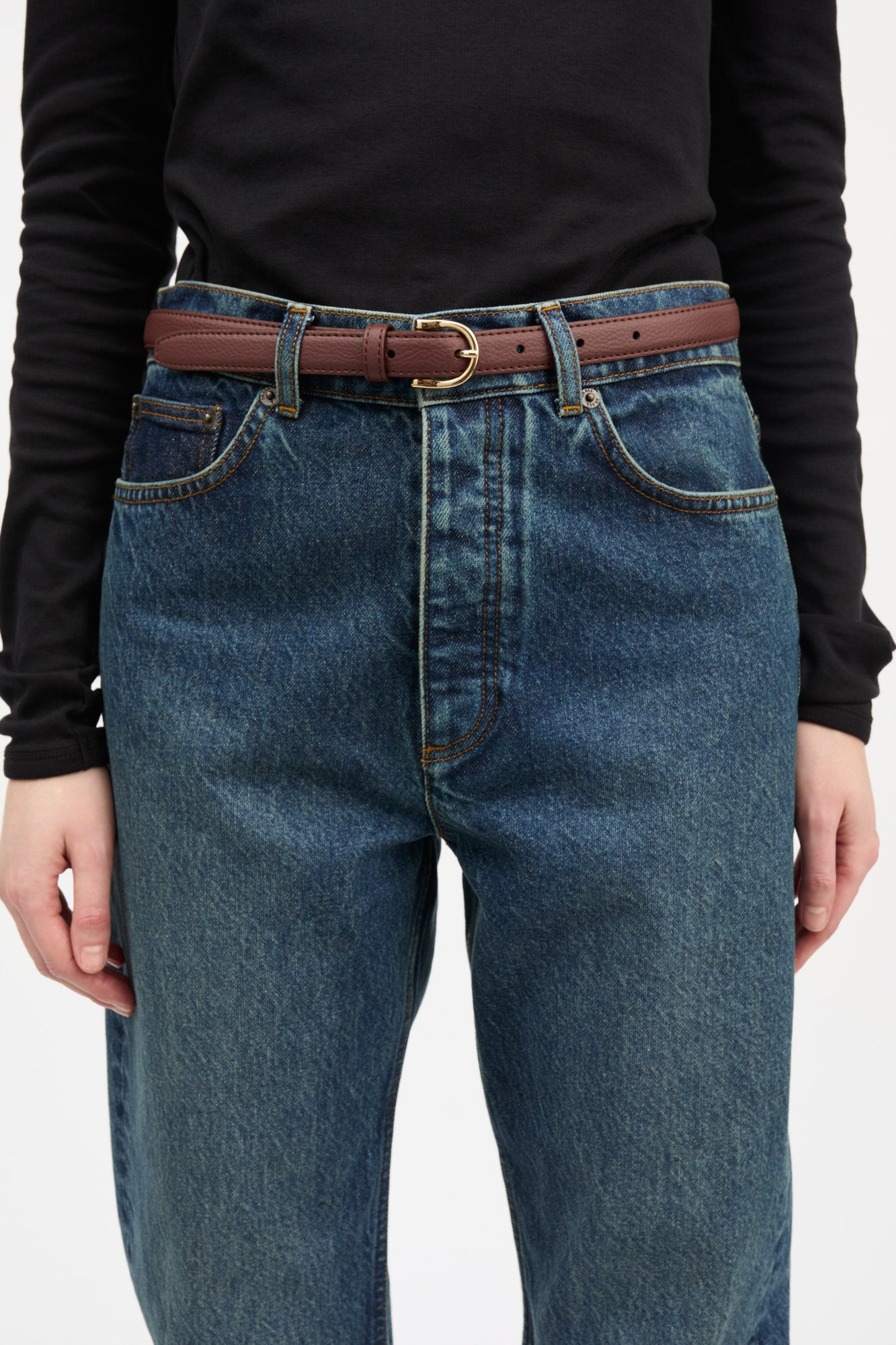 Skall Studio Classic belt Belt Dark brown
