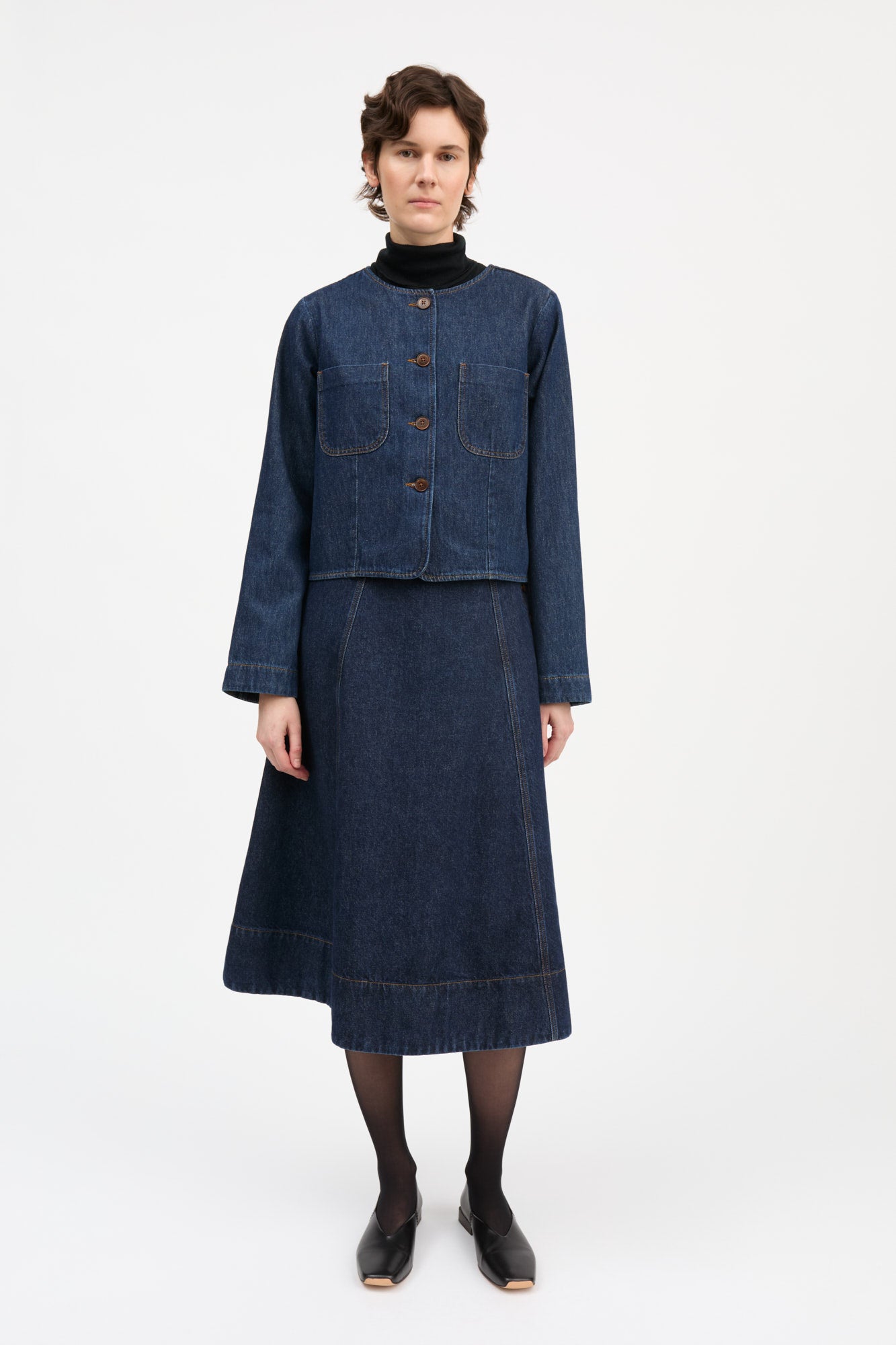 Skall Studio Clementine jacket Jacket Indigo blue