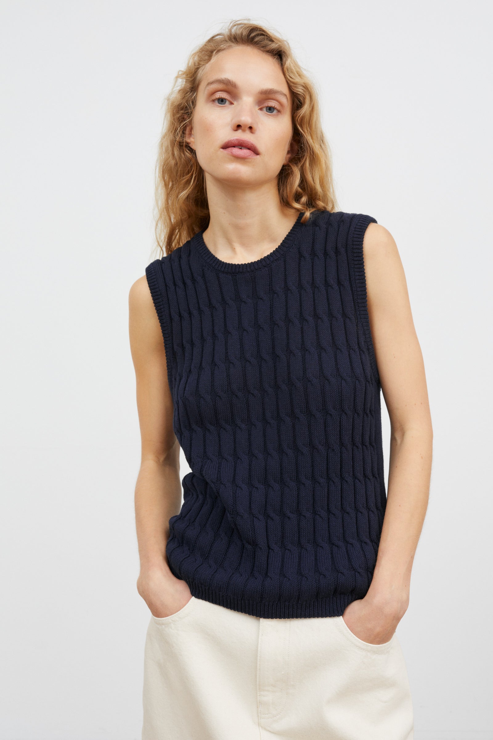 Skall Studio Cora top Jumper Dark navy