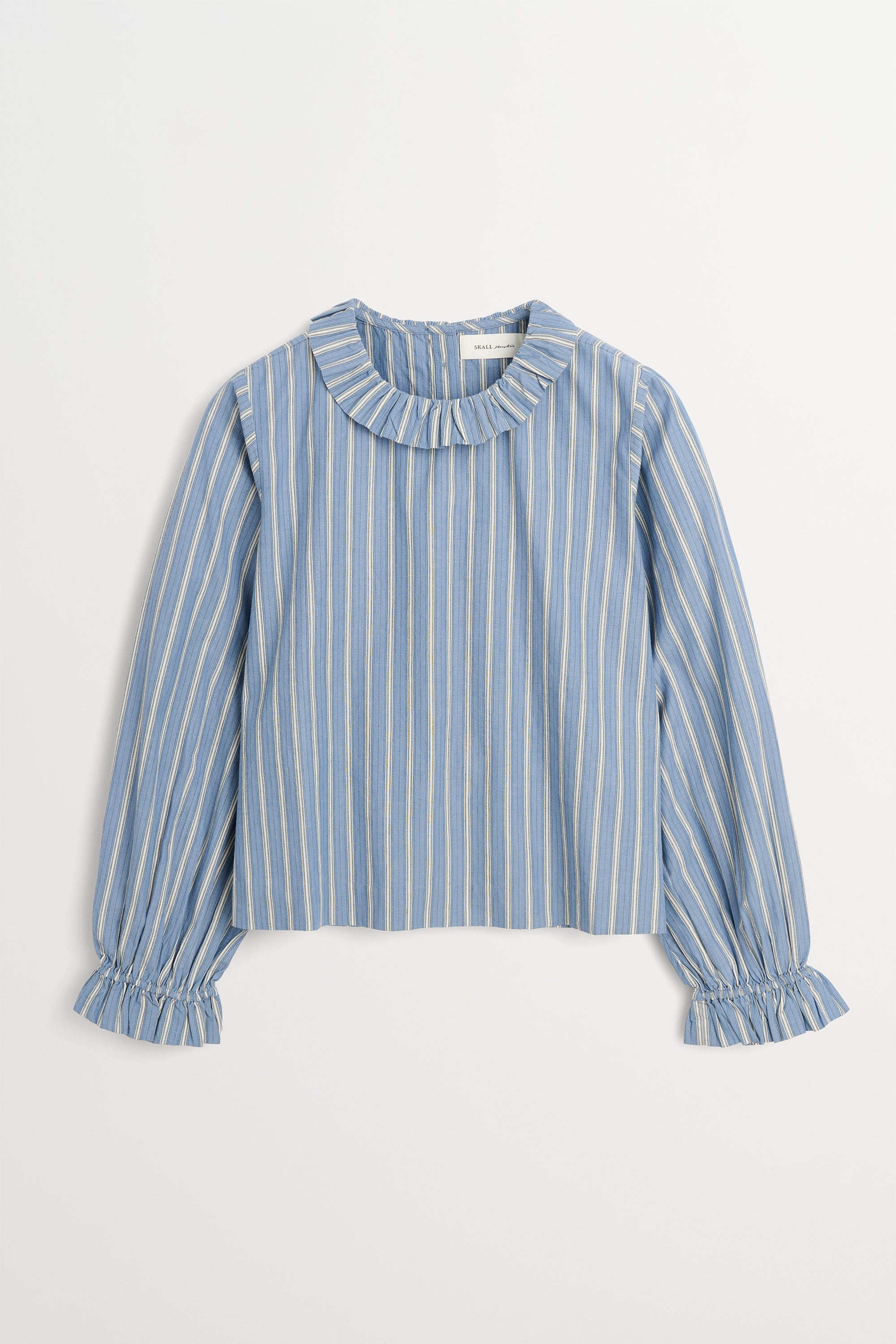 Skall Studio Cornflower blouse Blouse Blue/Black/White stripe