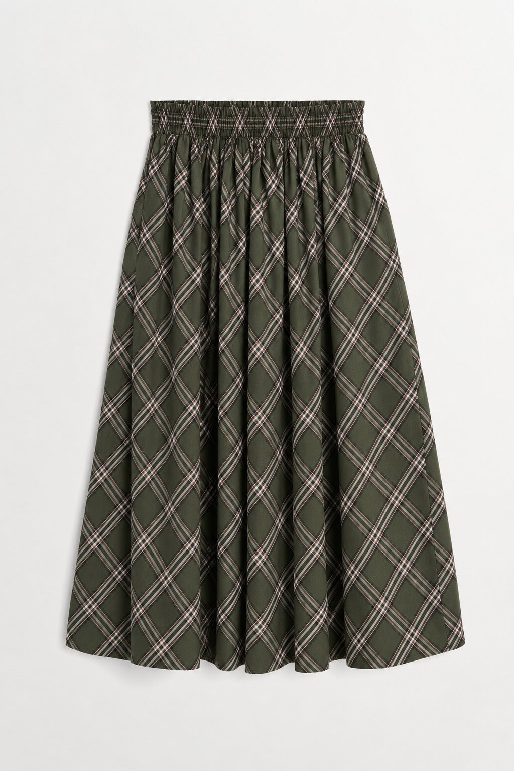 Skall Studio Dagny skirt Skirt Green/White check