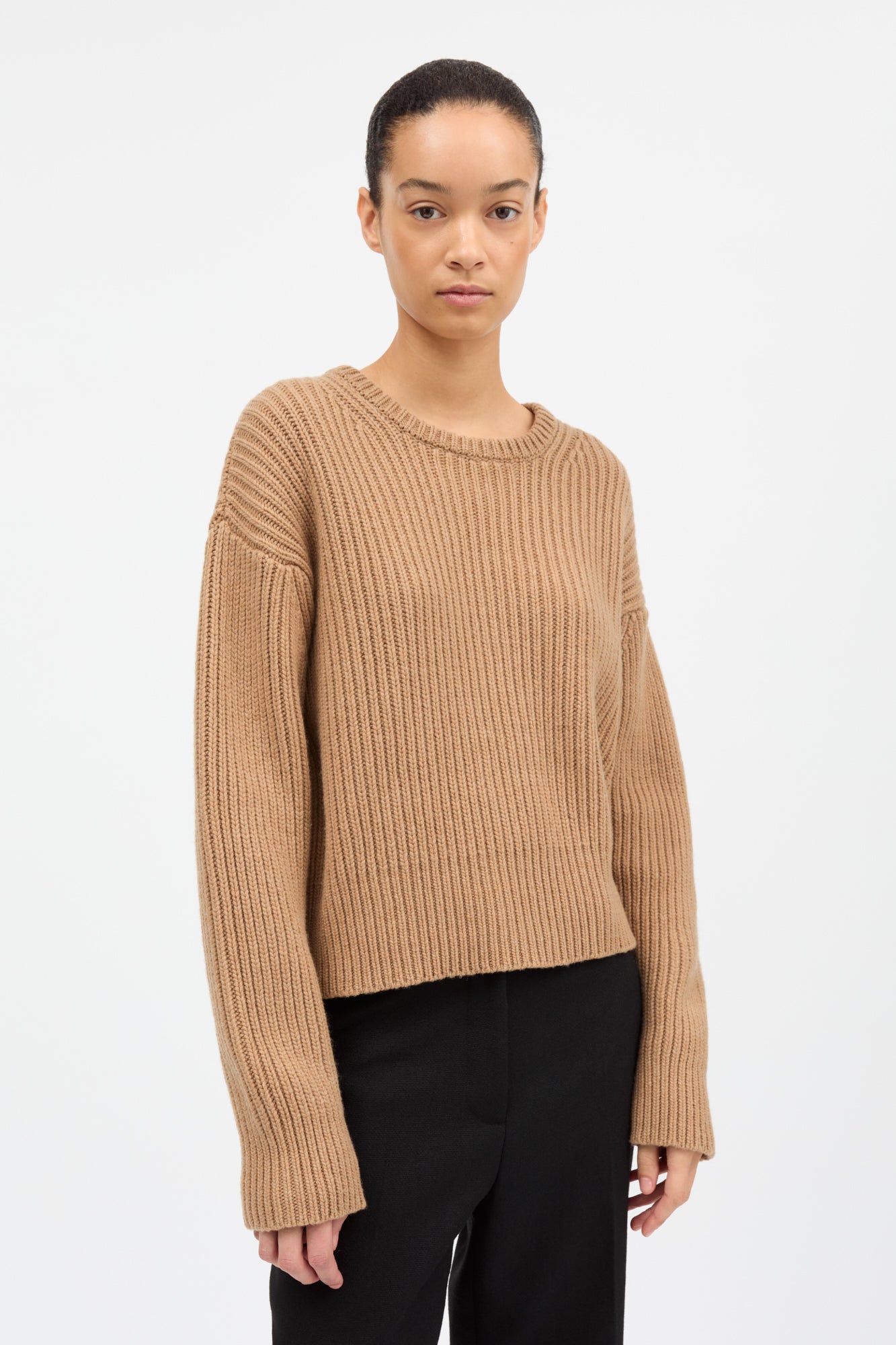 Skall Studio Diana O-neck Jumper Camel