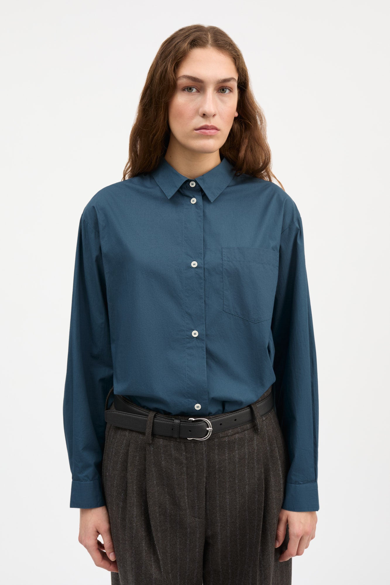Skall Studio Edgar shirt Shirt Midnight blue
