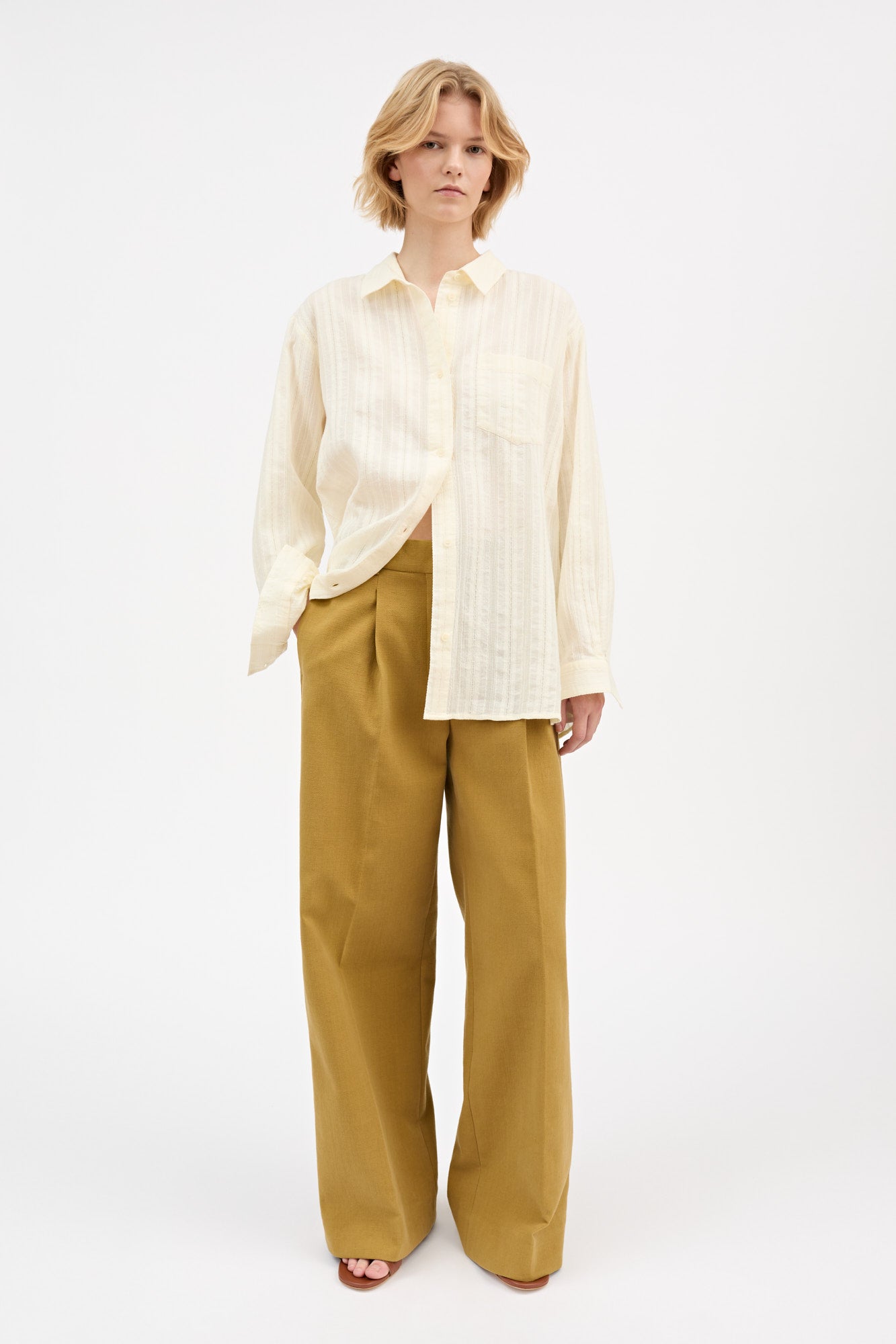 Skall Studio Edgar shirt Shirt Light Cream
