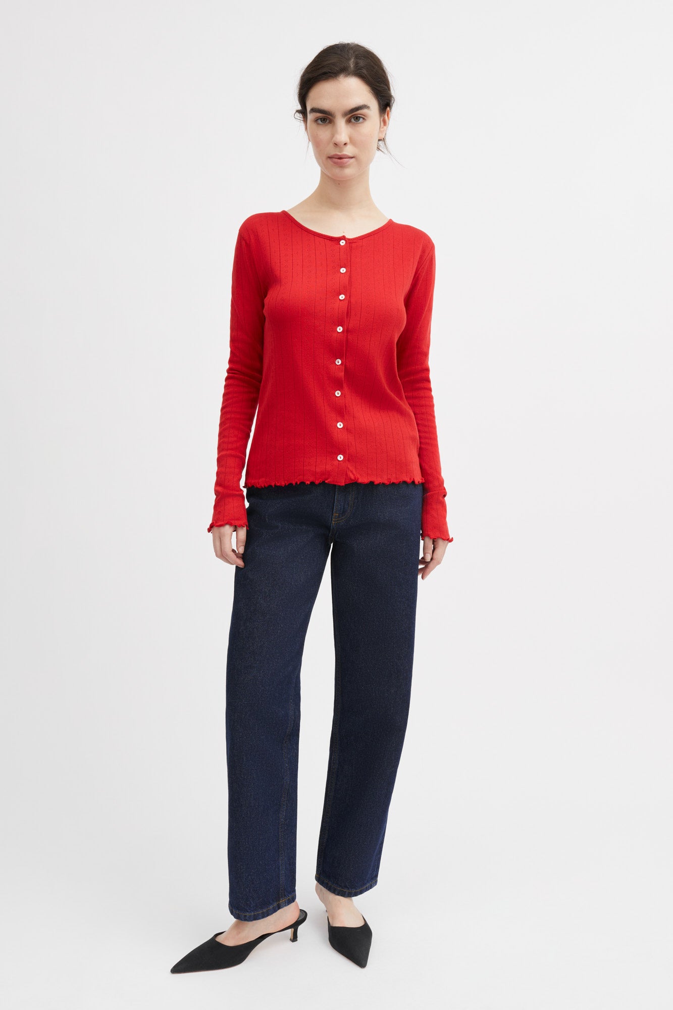 Skall Studio Edie cardigan Cardigan Aurora red