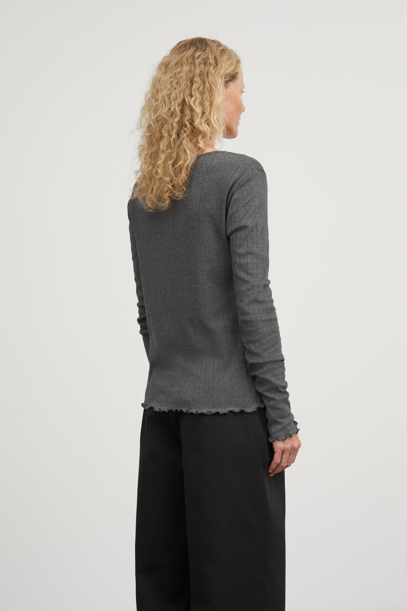 Skall Studio Edie cardigan Cardigan Dark grey melange