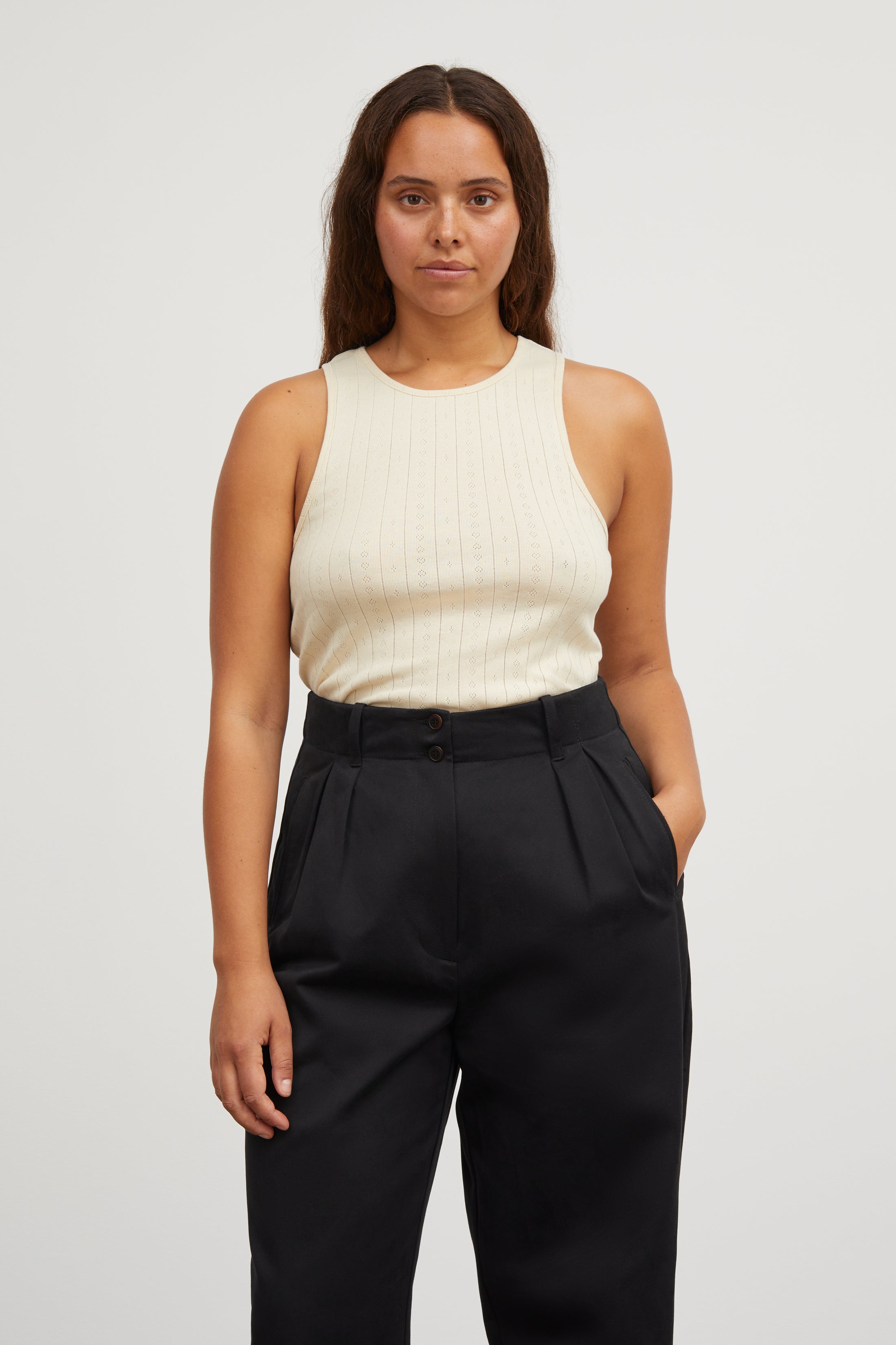 Skall Studio Edie tank top Tank top Light beige