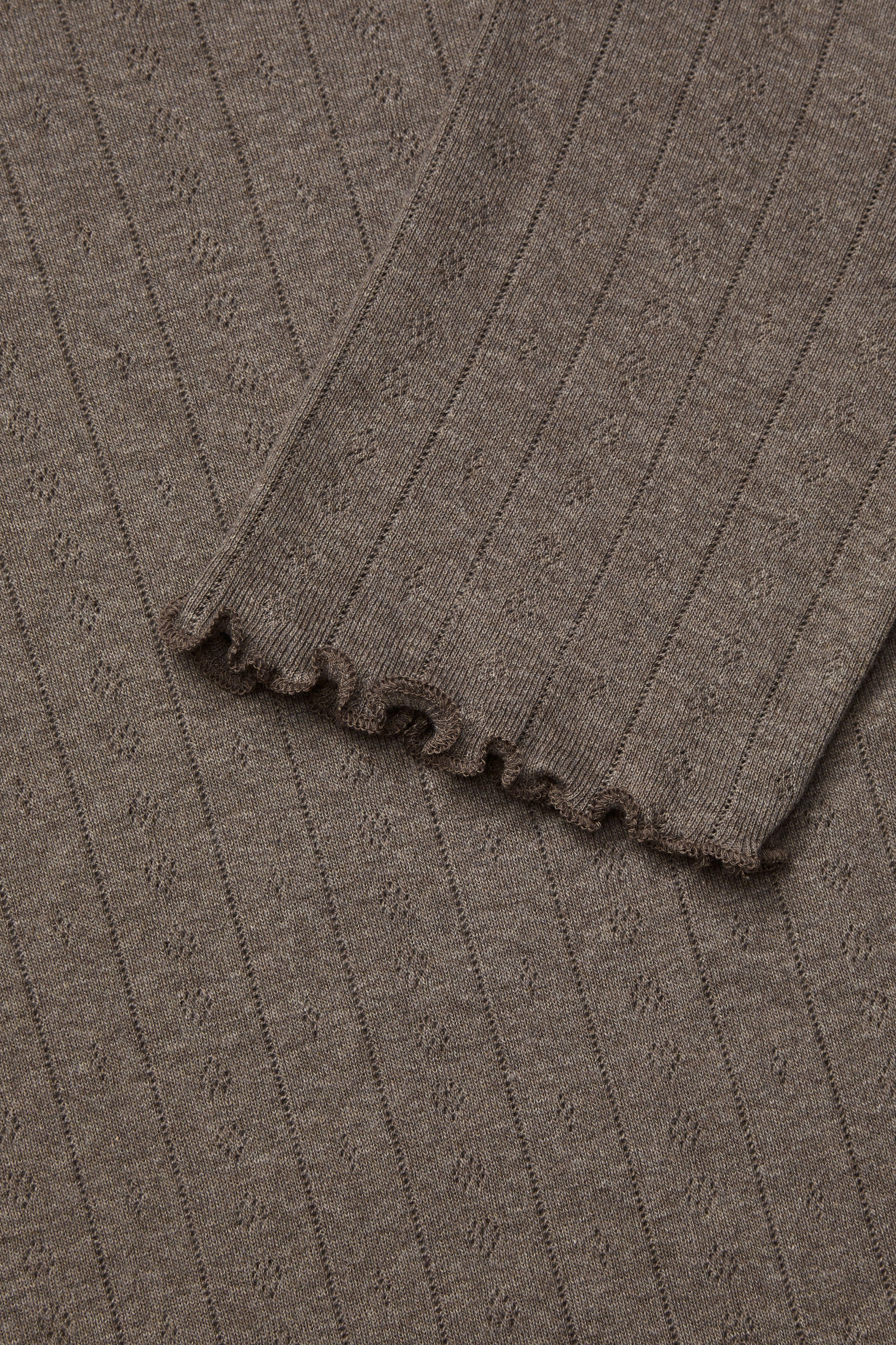 Skall Studio Edie tee T-shirt Brown mélange