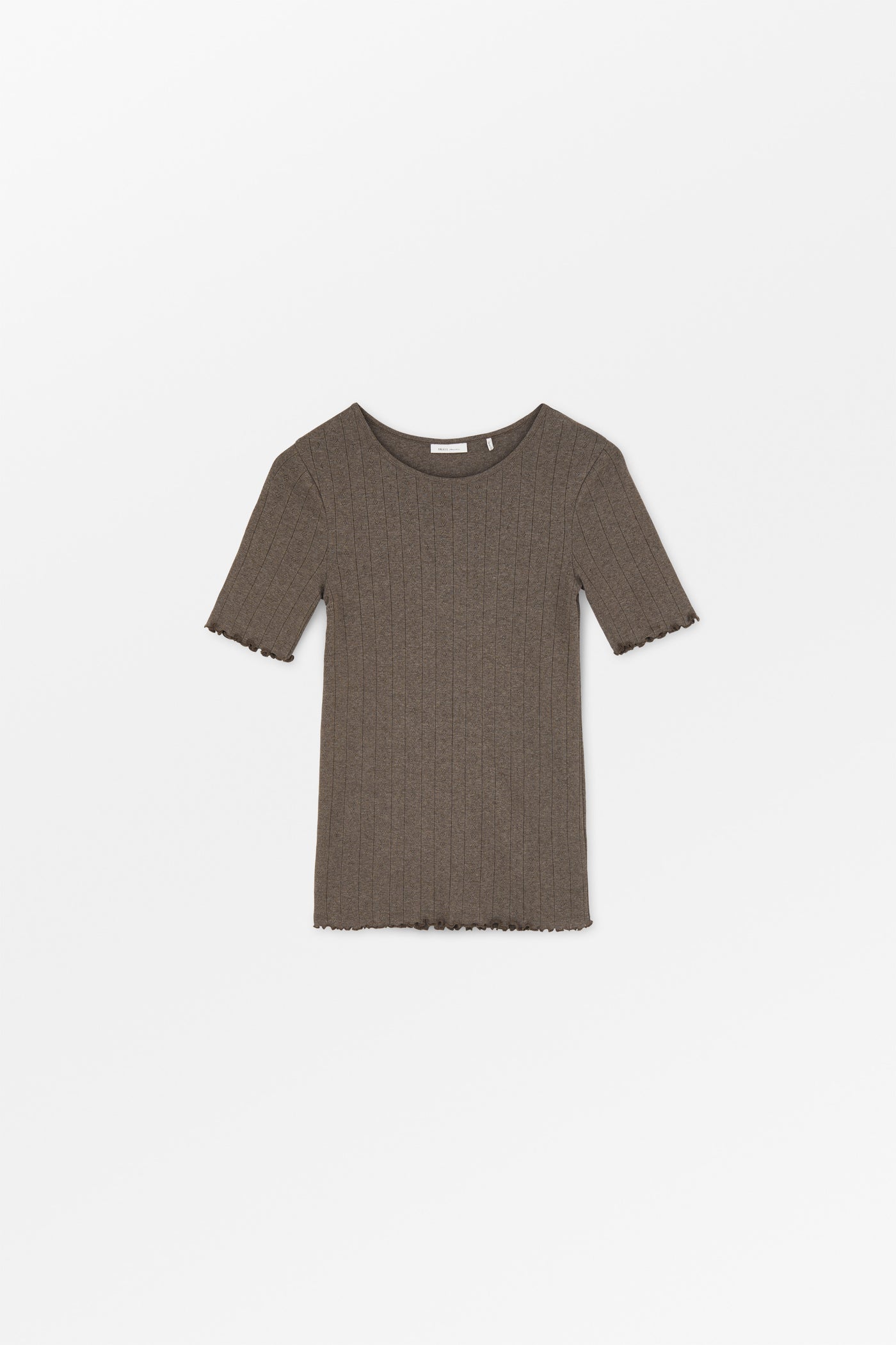 Skall Studio Edie tee T-shirt Brown mélange
