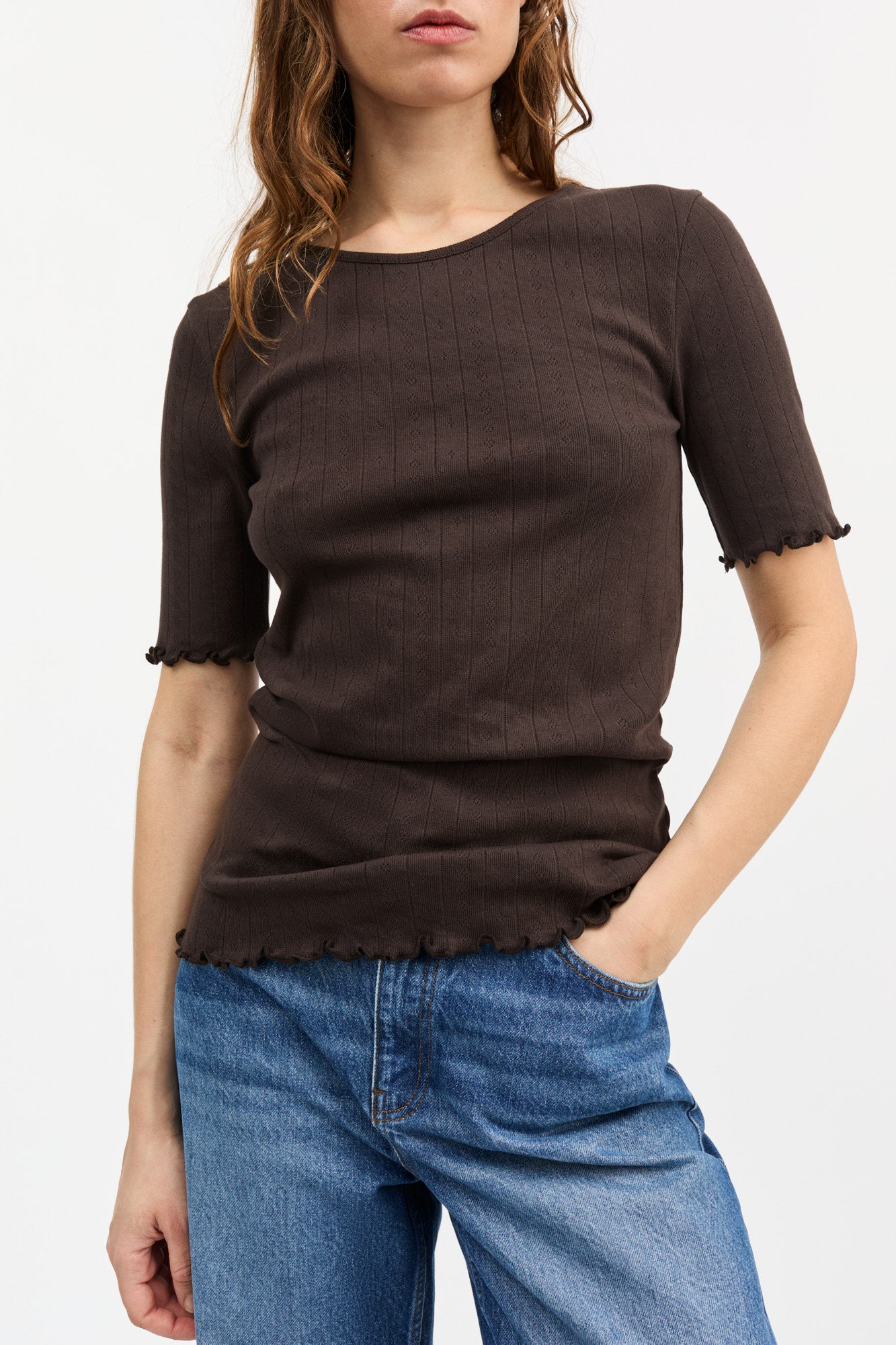 Skall Studio Edie tee T-shirt Dark brown