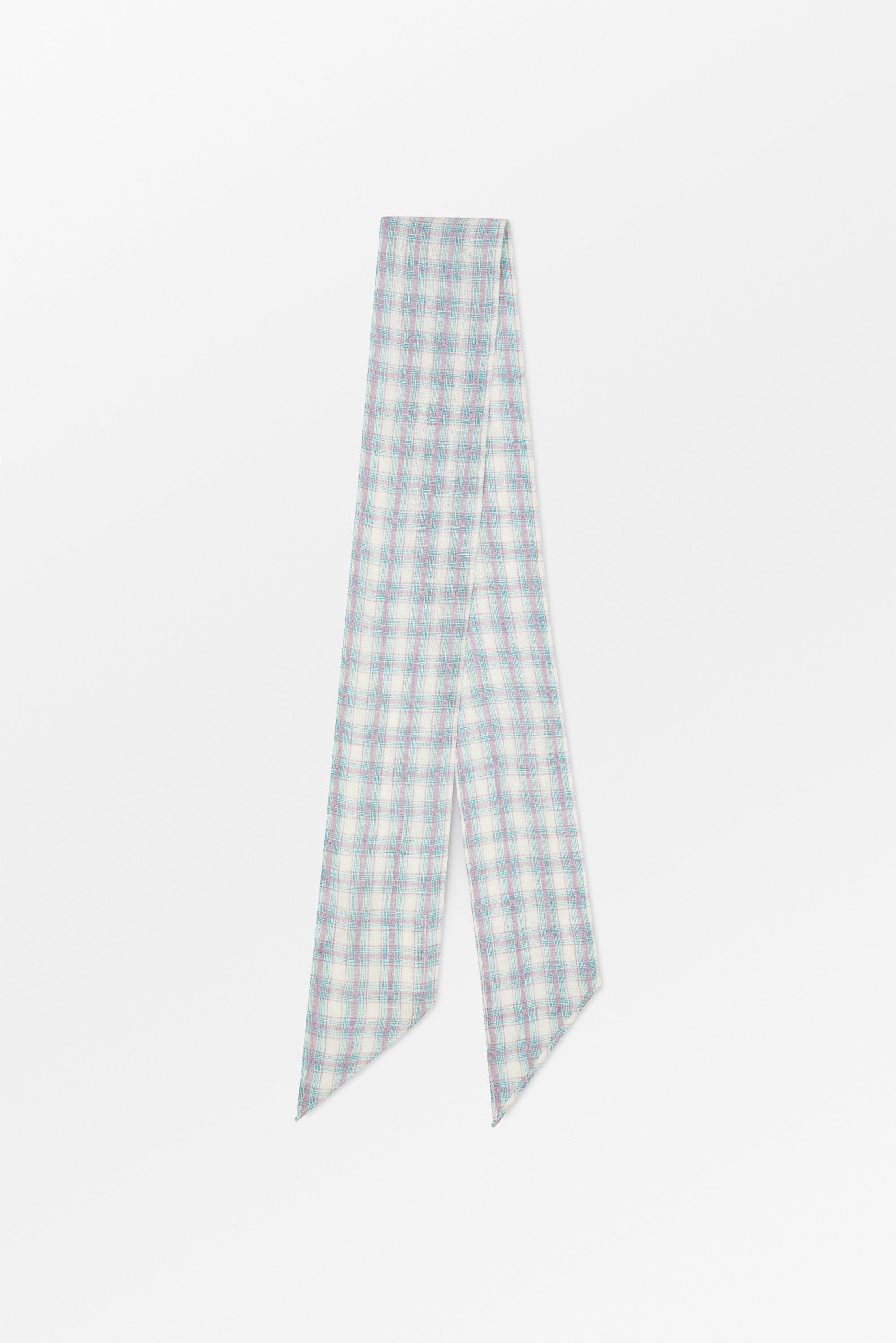 Skall Studio Elvira scarf Scarf Purple/blue check