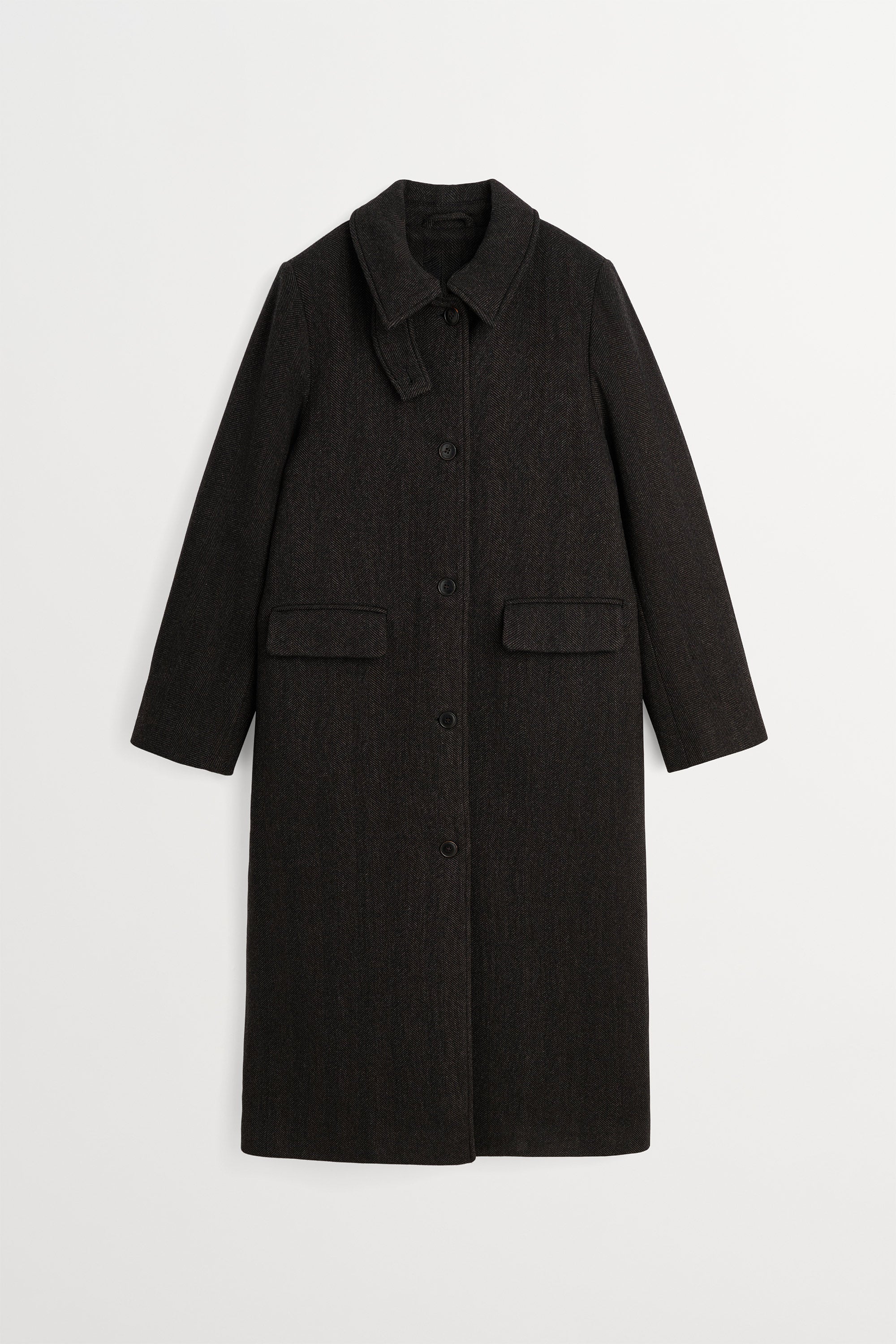 Ernest coat - Brown herringbone – Skall Studio World