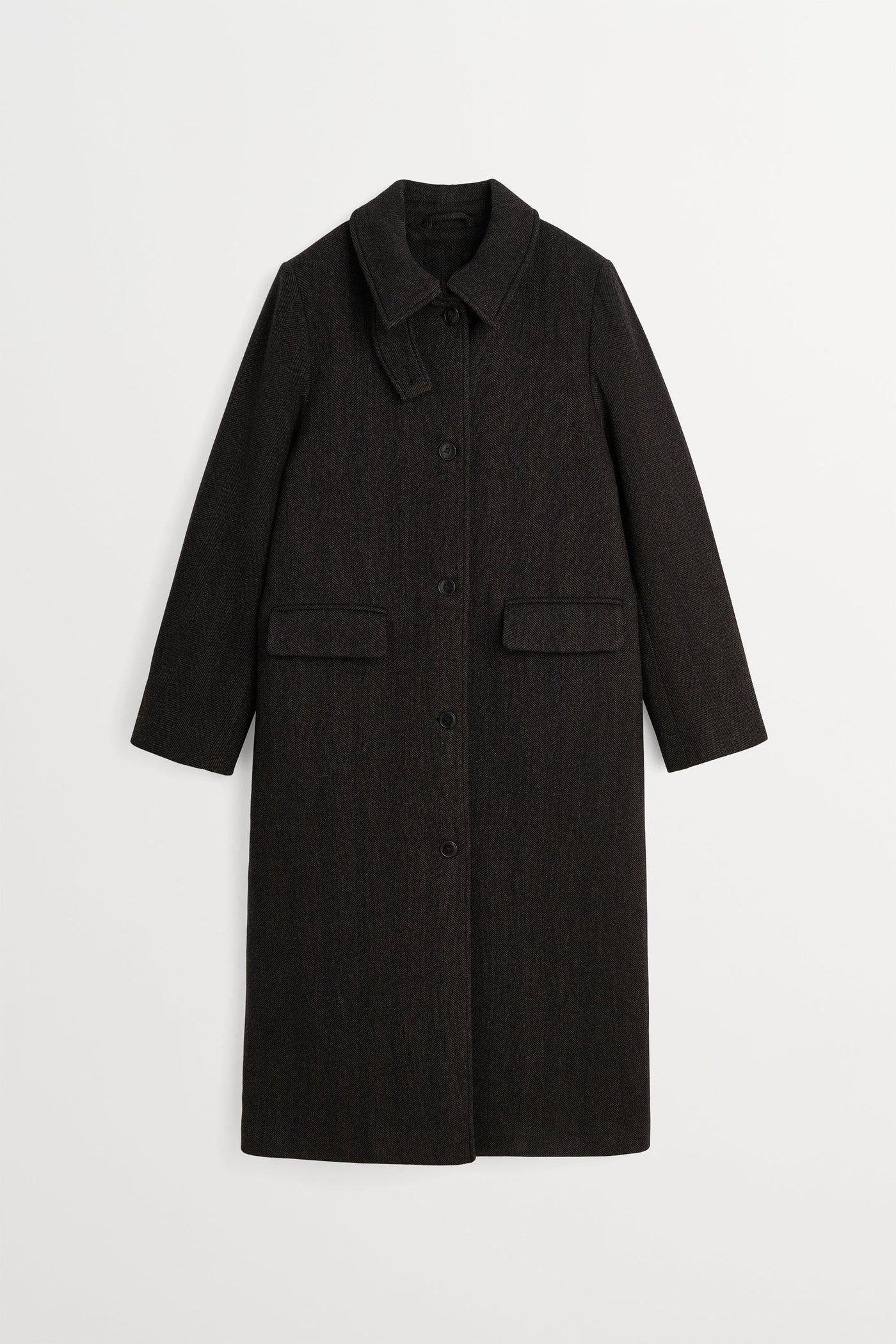 Skall Studio Ernest coat Coat Brown herringbone