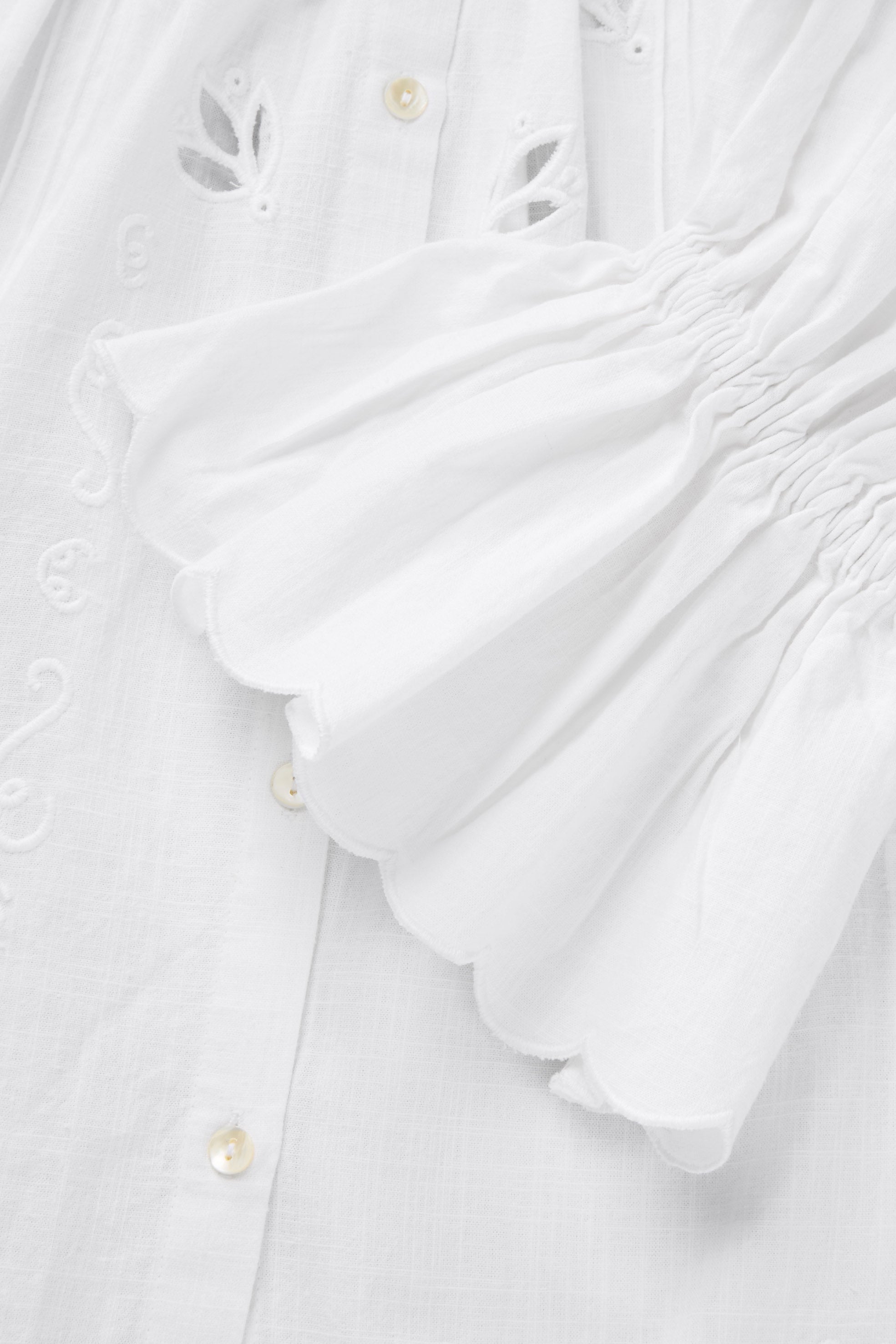 Skall Studio Fleurie blouse Blouse Optic white