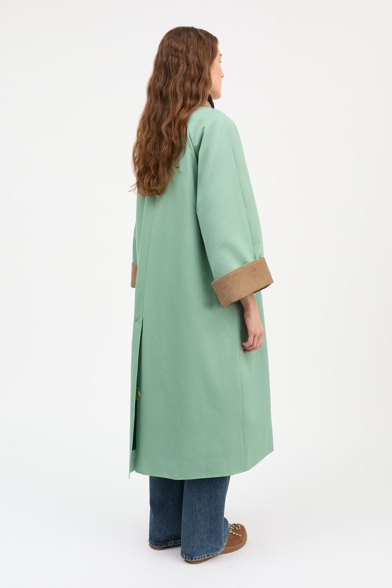Skall Studio Gaby coat Coat Sage green
