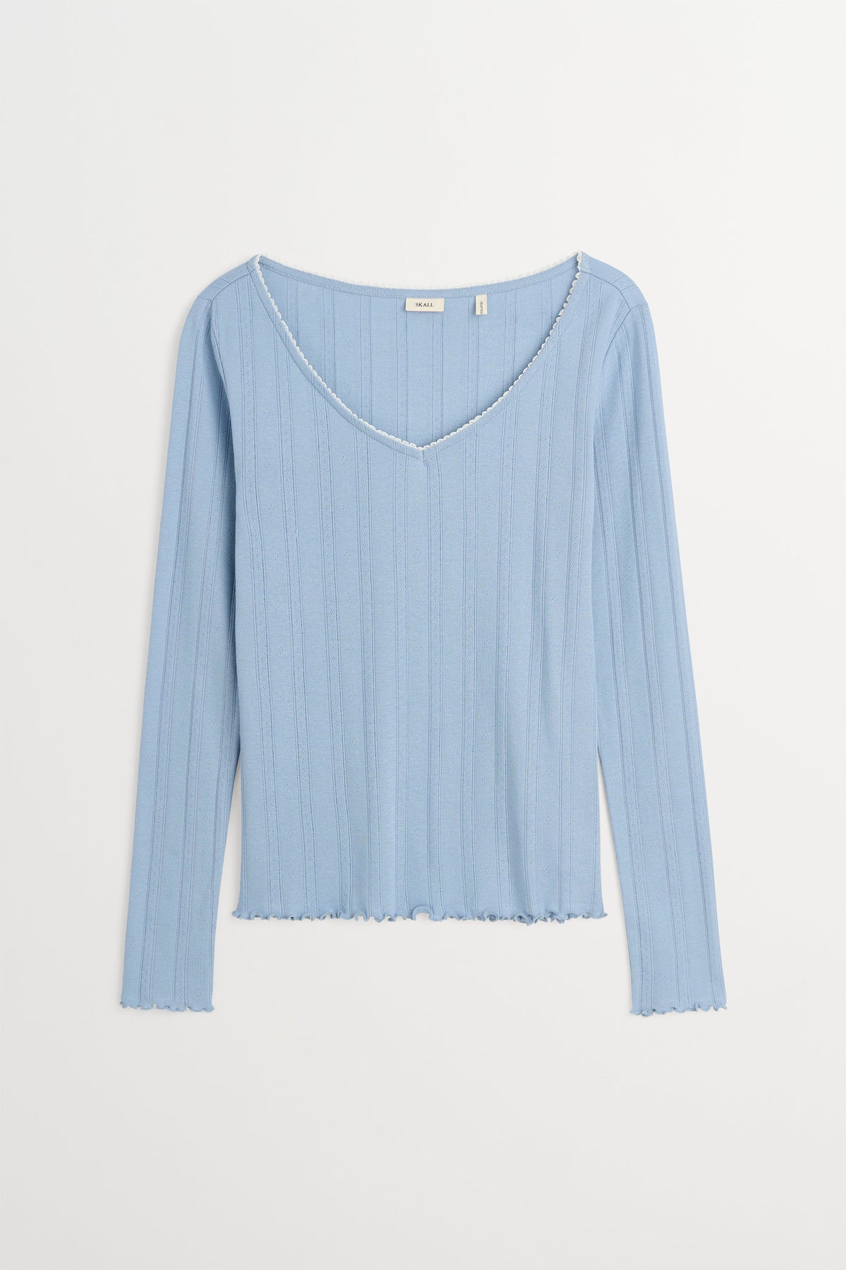 Skall Studio June V blouse Blouse Blue whisper