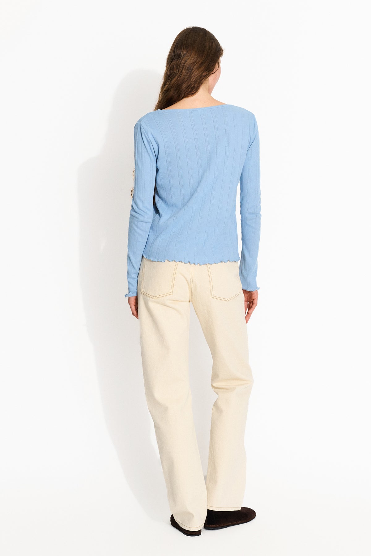 Skall Studio June cardigan Cardigan Blue whisper