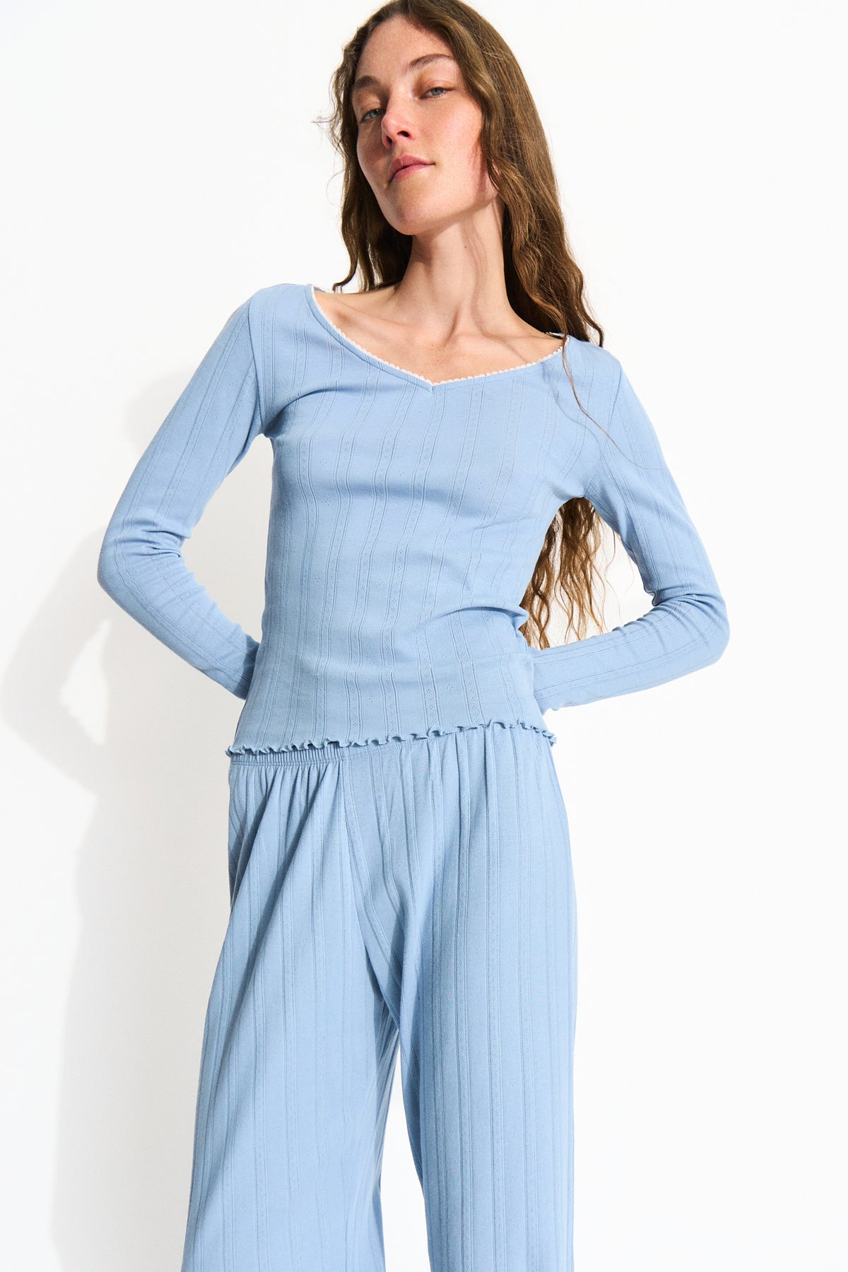 Skall Studio June pants Pants Blue whisper