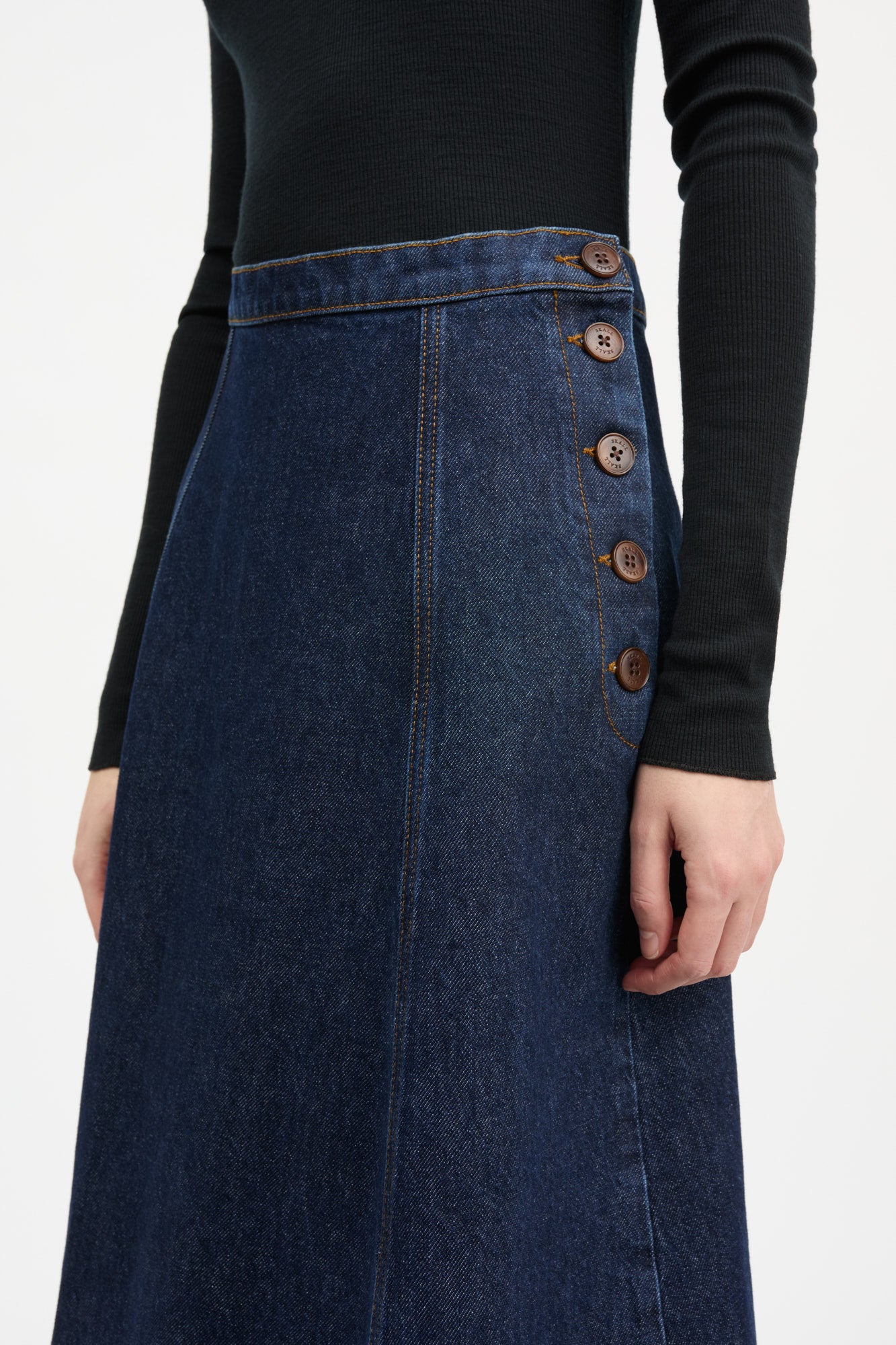 Skall Studio Katinka skirt Skirt Indigo blue