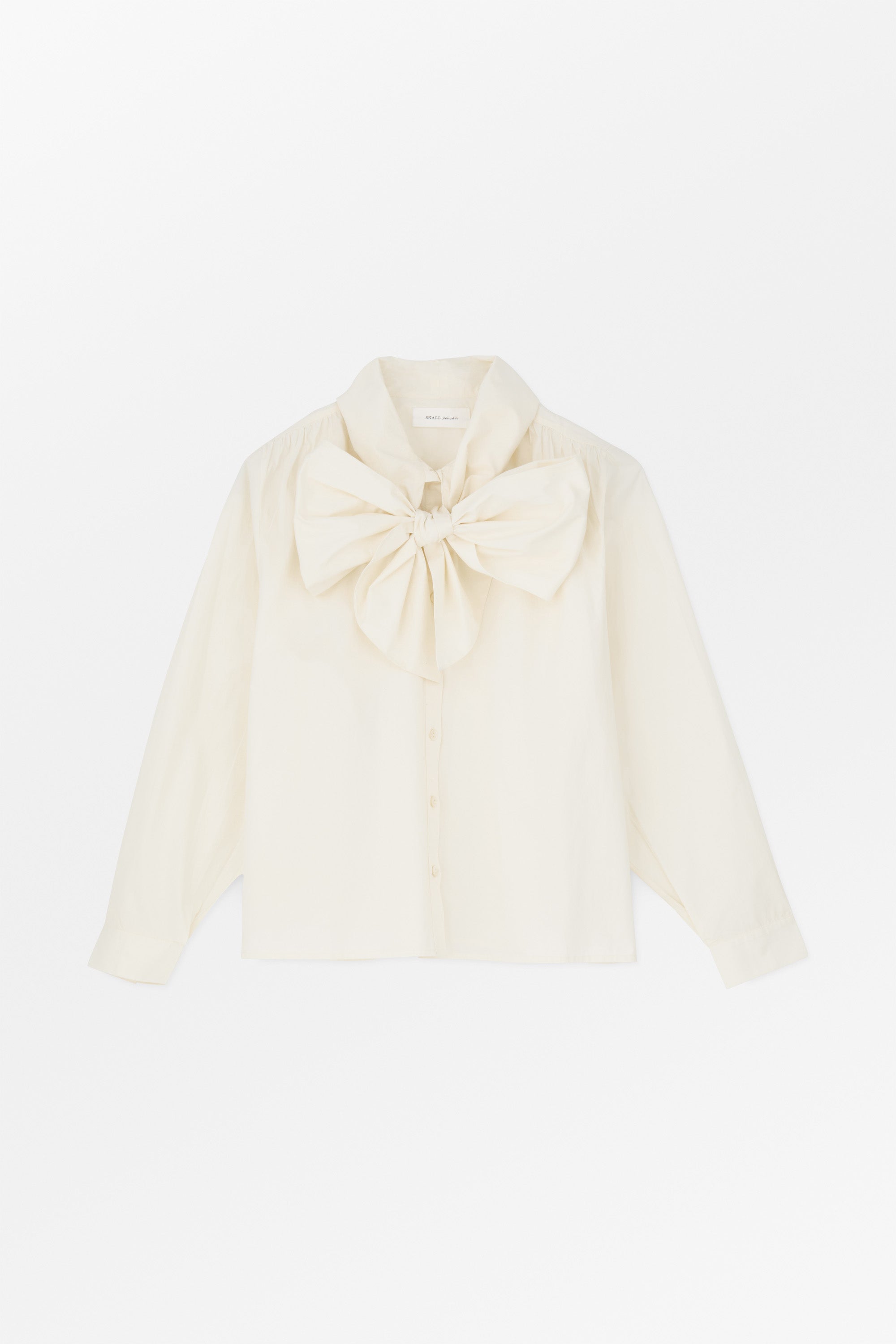 Skall Studio Lady bow shirt Shirt Ivory