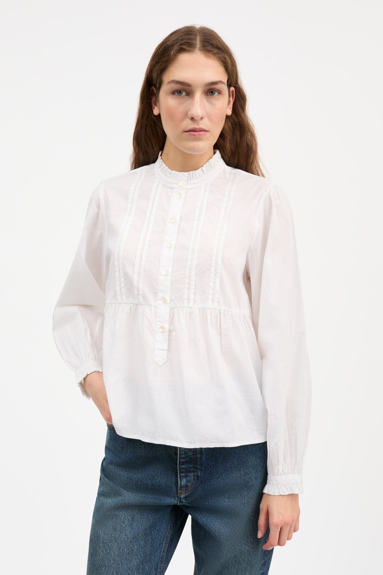Skall Studio Leili shirt Shirt Optic white
