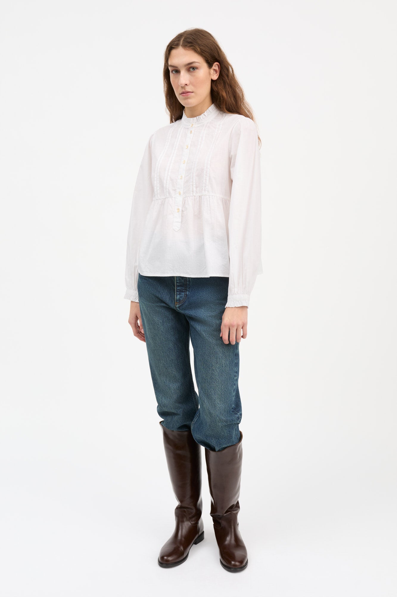 Skall Studio Leili shirt Shirt Optic white