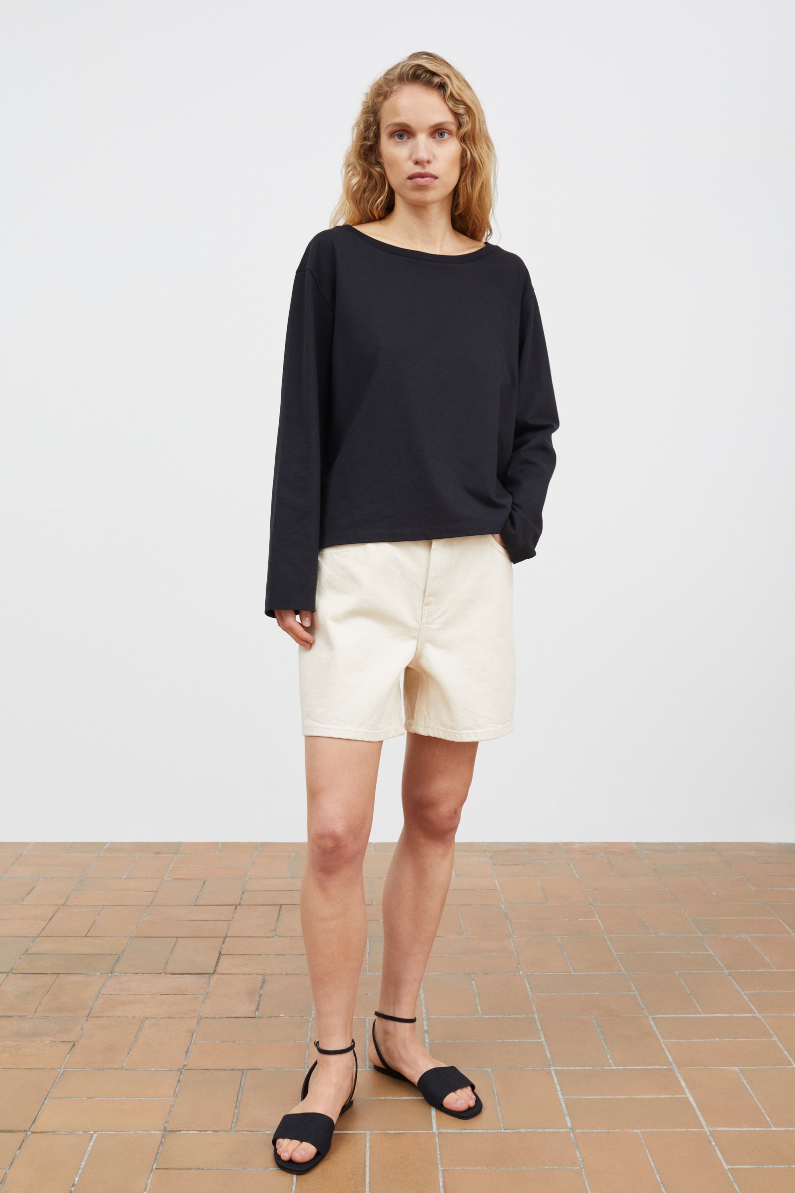 Skall Studio Loui oversized blouse Blouse Black