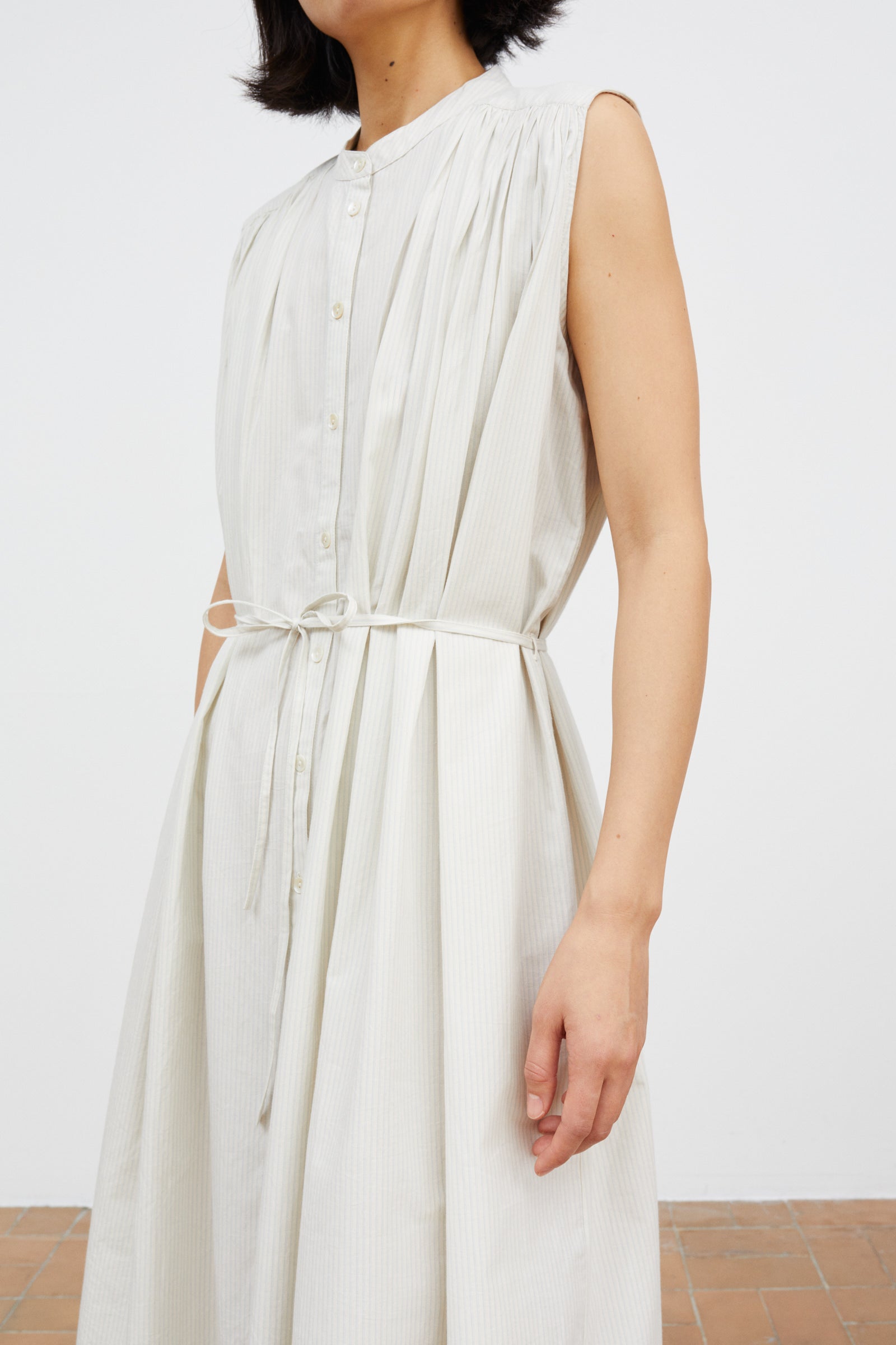 Skall Studio Louise dress Dress Light blue/White stripe