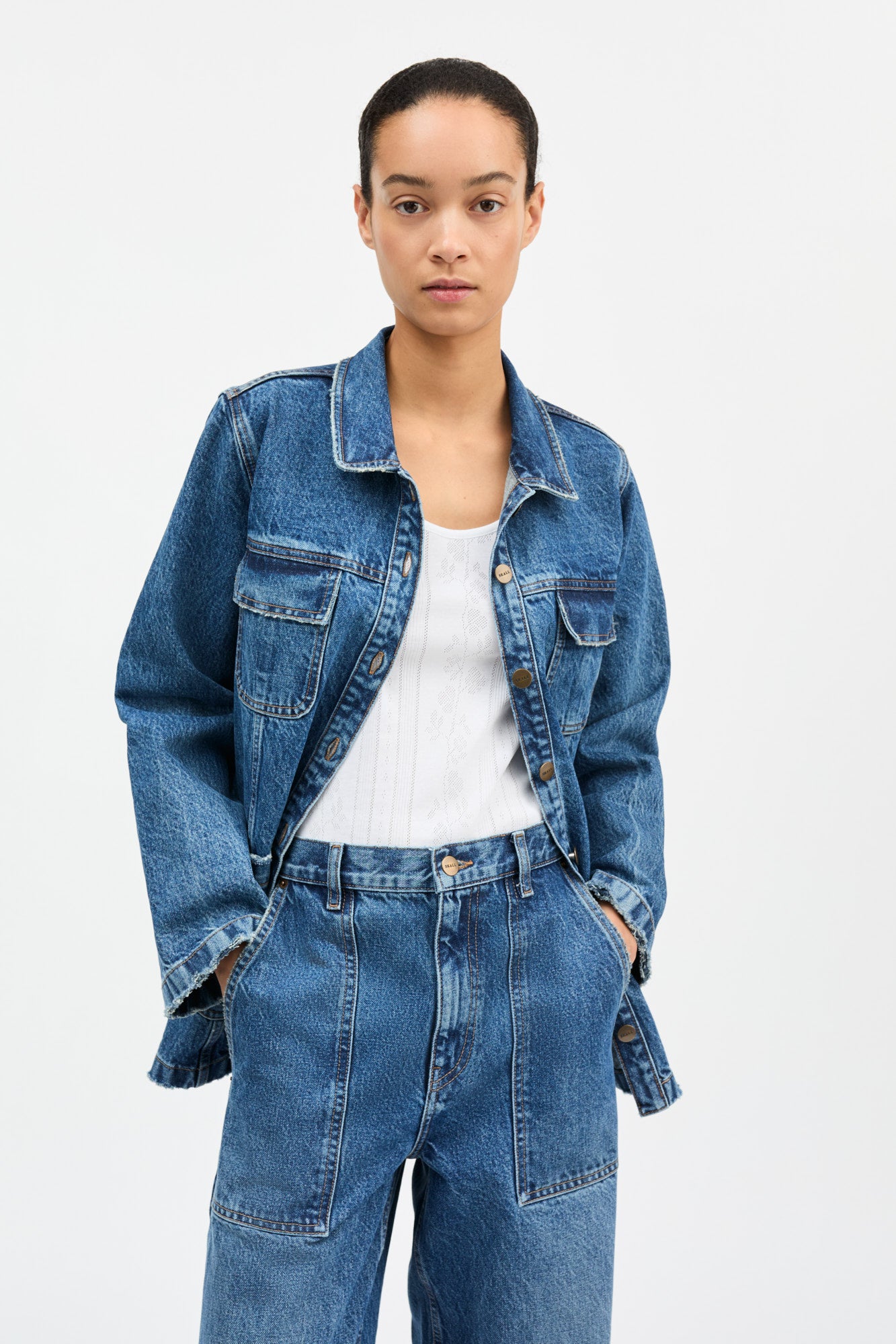 Skall Studio Margaux shirt Shirt Slouchy blue