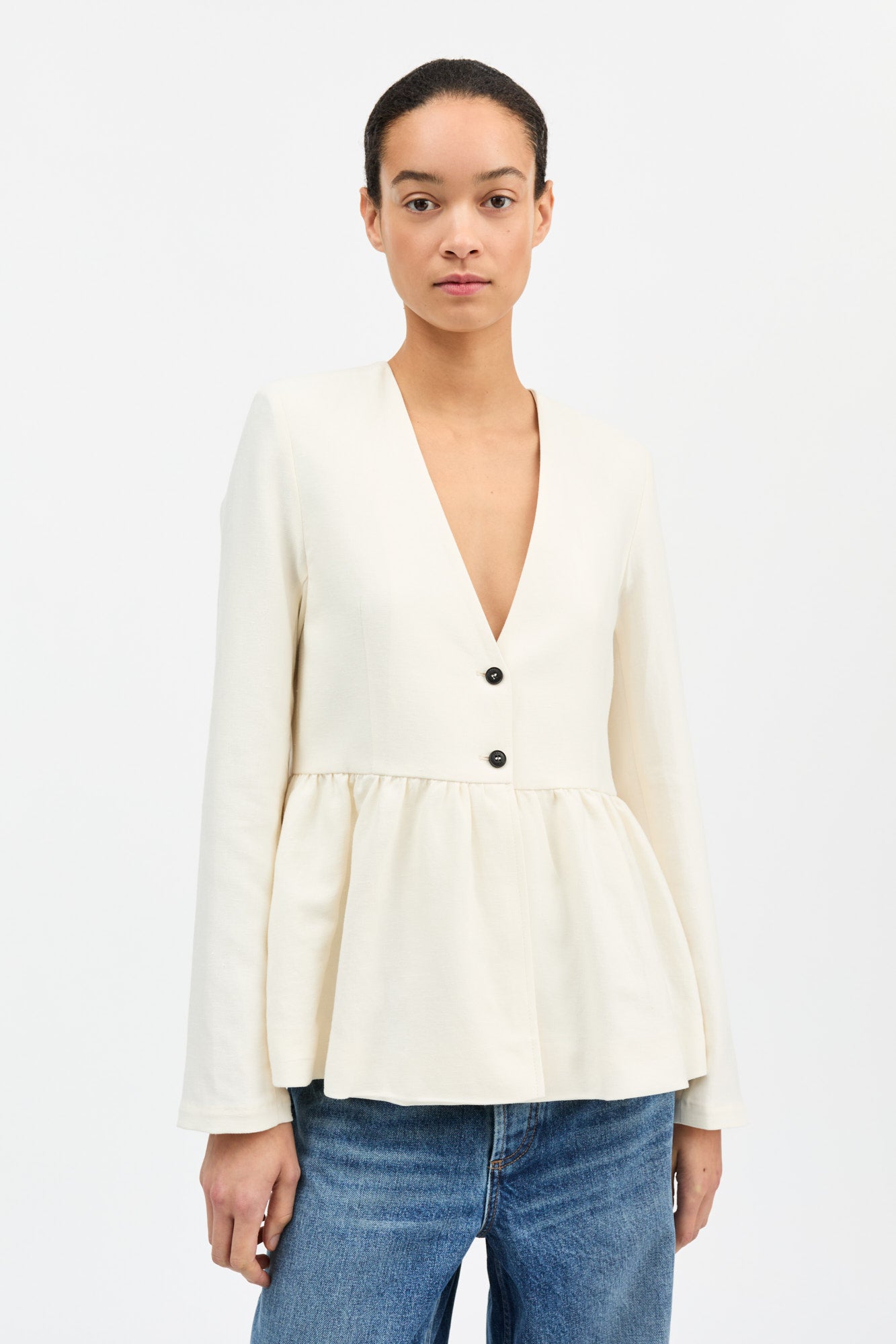 Skall Studio Marseille blazer Cardigan Ivory