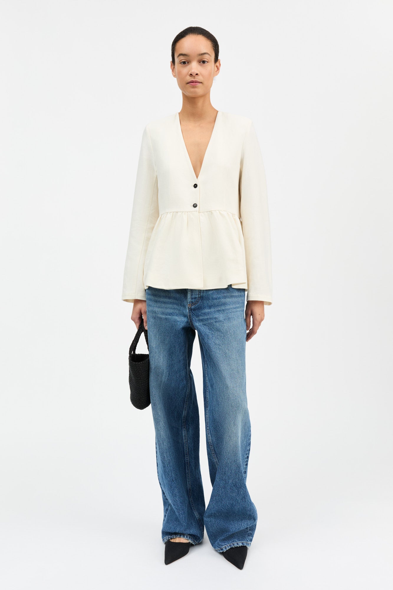 Skall Studio Marseille blazer Cardigan Ivory