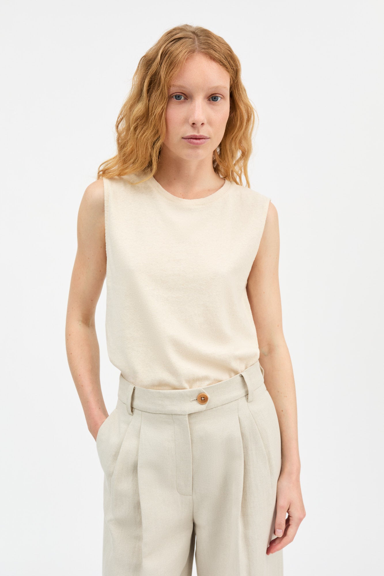 Skall Studio Mika top Top Ecru