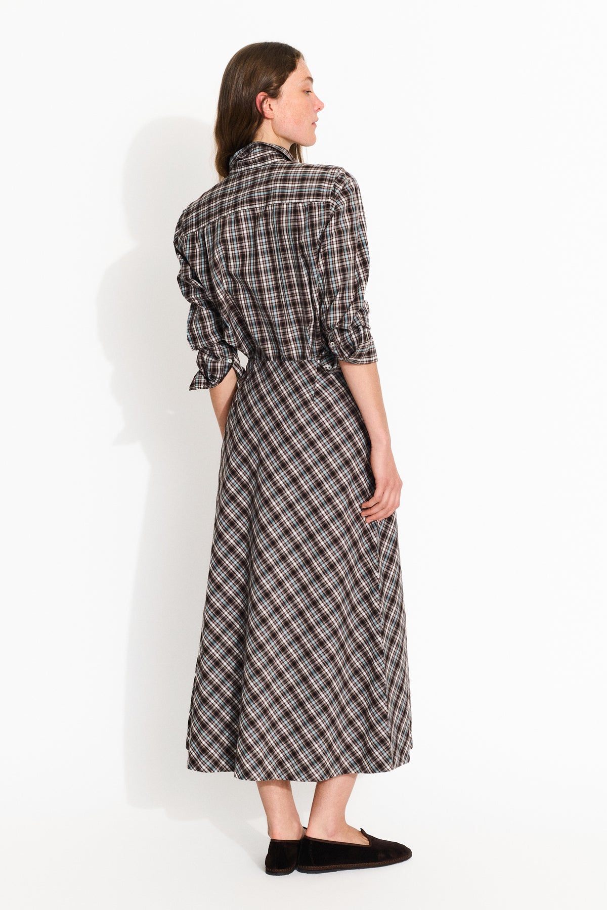 Skall Studio Mila skirt Skirt Brown/Blue check