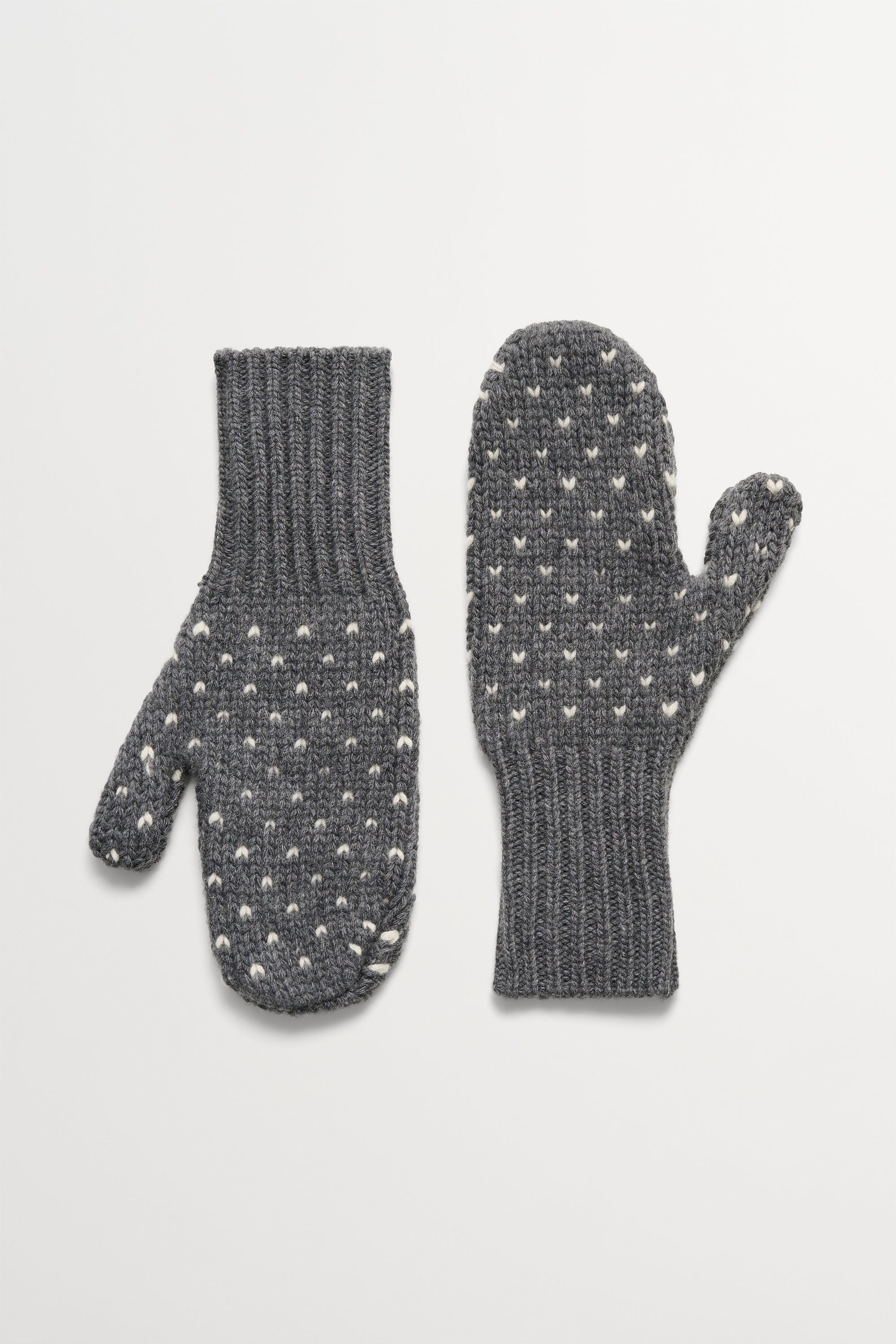 Skall Studio Misty mittens Mittens Grey jacquard